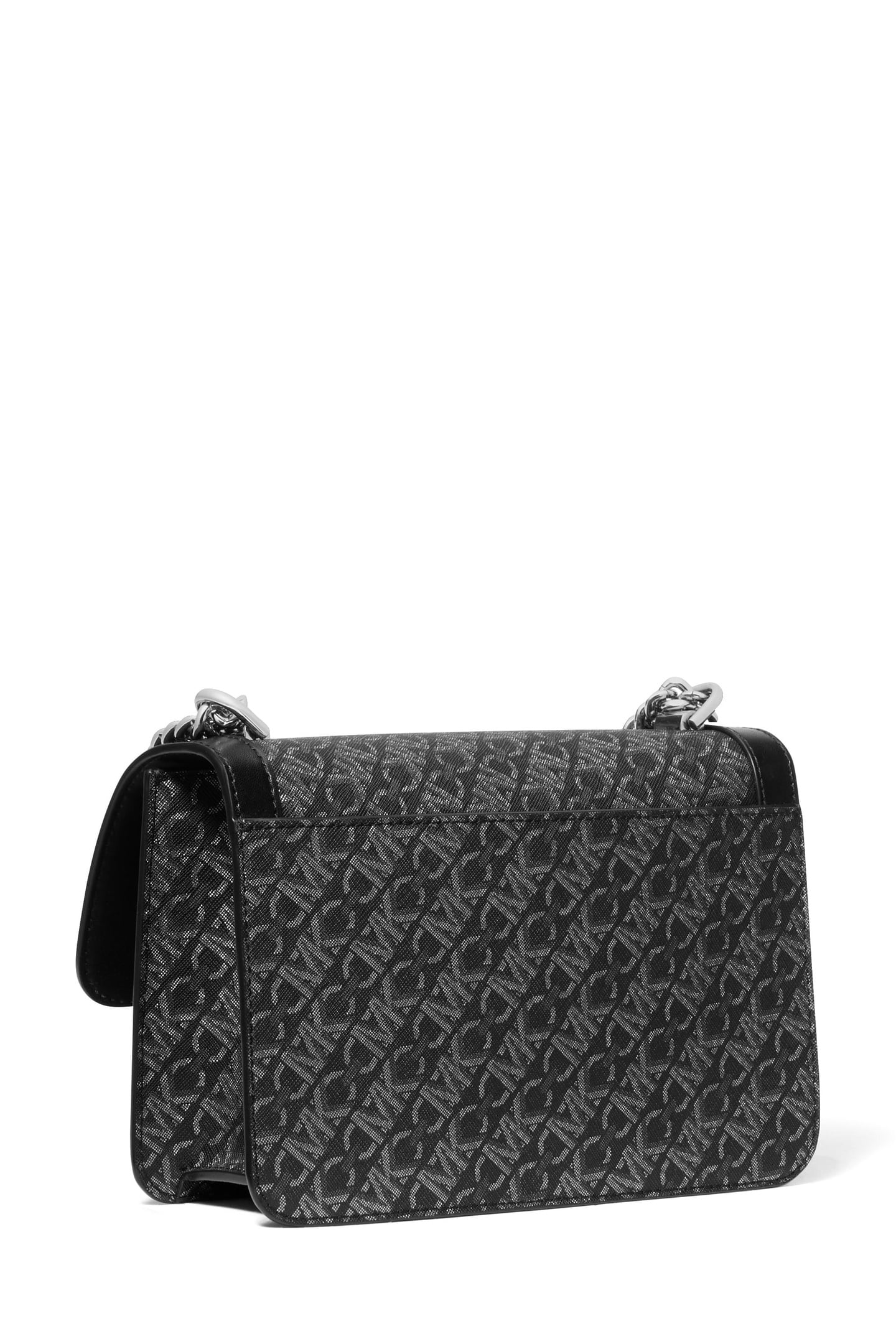 LARGE SHOULDER BAG BLK/SILVER 2