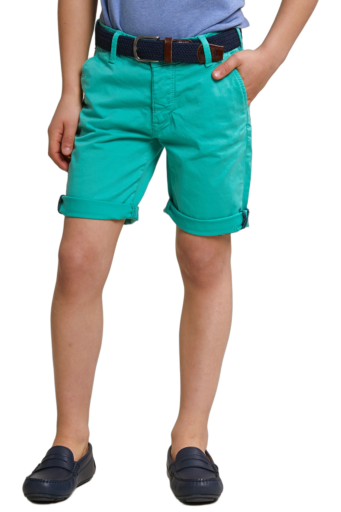 River Woods Cotton Basic Chino Short Stretch Moscow Mule Maat: 14 | Broeken Outlet | Unisex | Groen