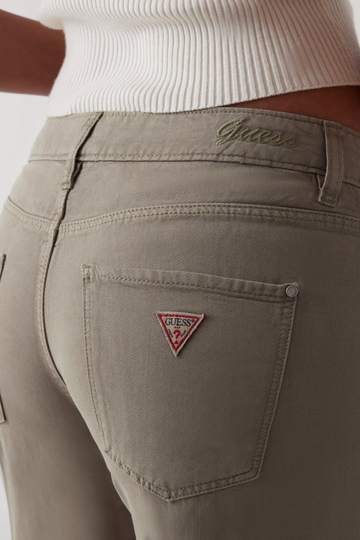 GUESS ECO SEXY PALAZZO MOSSY GREEN 6