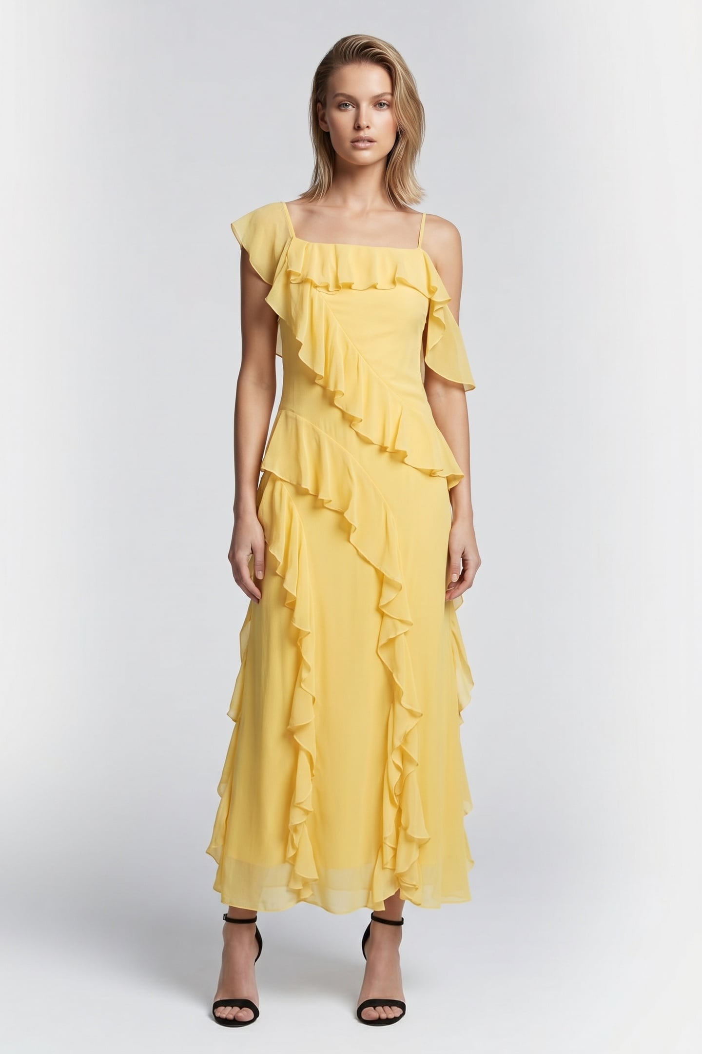 CARMEL DRESS YELLOW 1