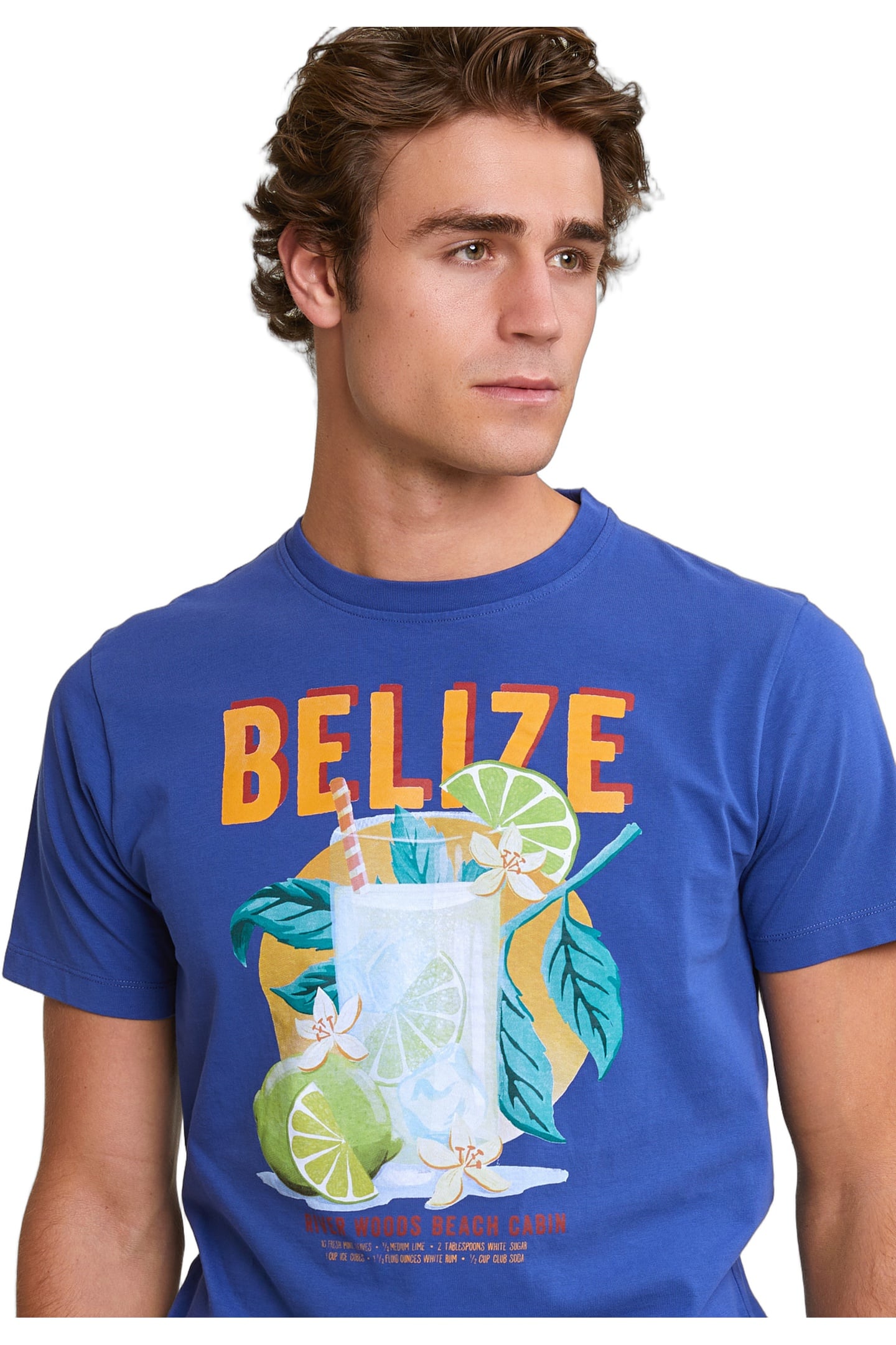 NORMAL FIT BASIC T-SHIRT SHORT SLEEVES YALE BLUE 2