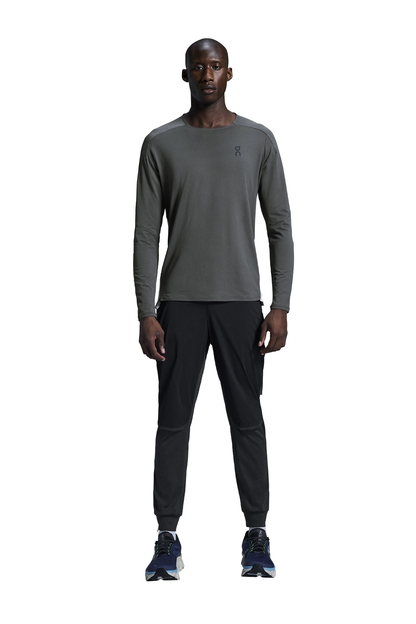 On Performance Lg-t 2 M Eclipse | Silver Maat: XXL | Sport Shirts Outlet | Heren | Grijs