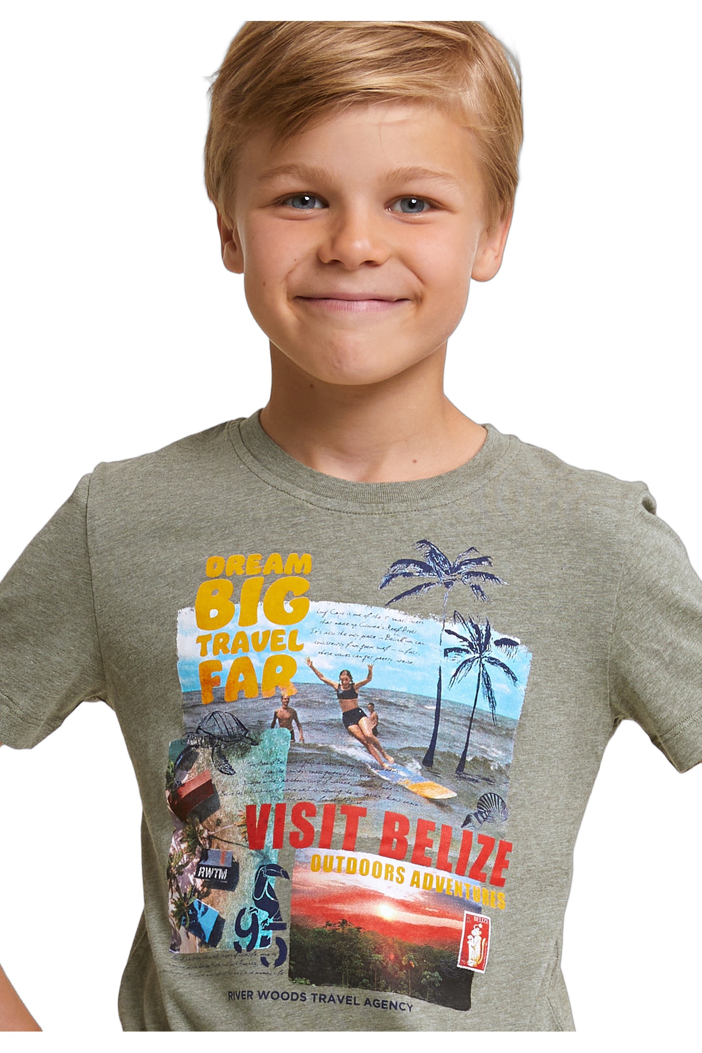 NORMAL FIT BASIC T-SHIRT SHORT SLEEVES SAFARI MIX 3