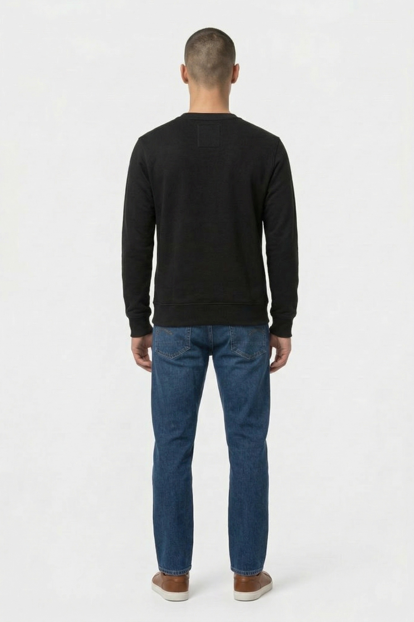 OLD SKOOL CREW SWEAT L\S DK BLACK 2