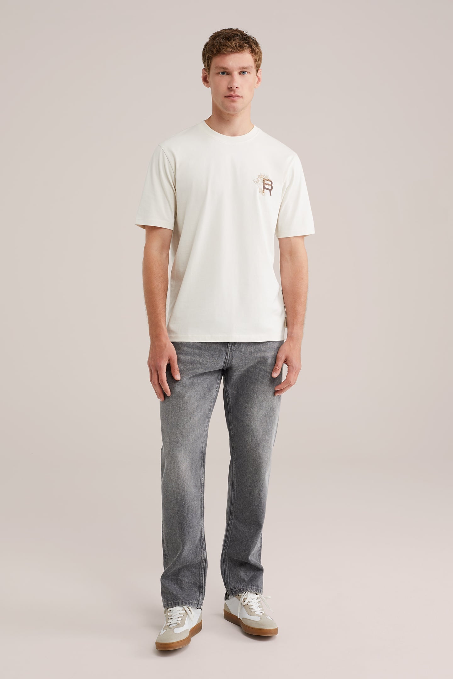 5-POCKET MID WAIST GREY 1