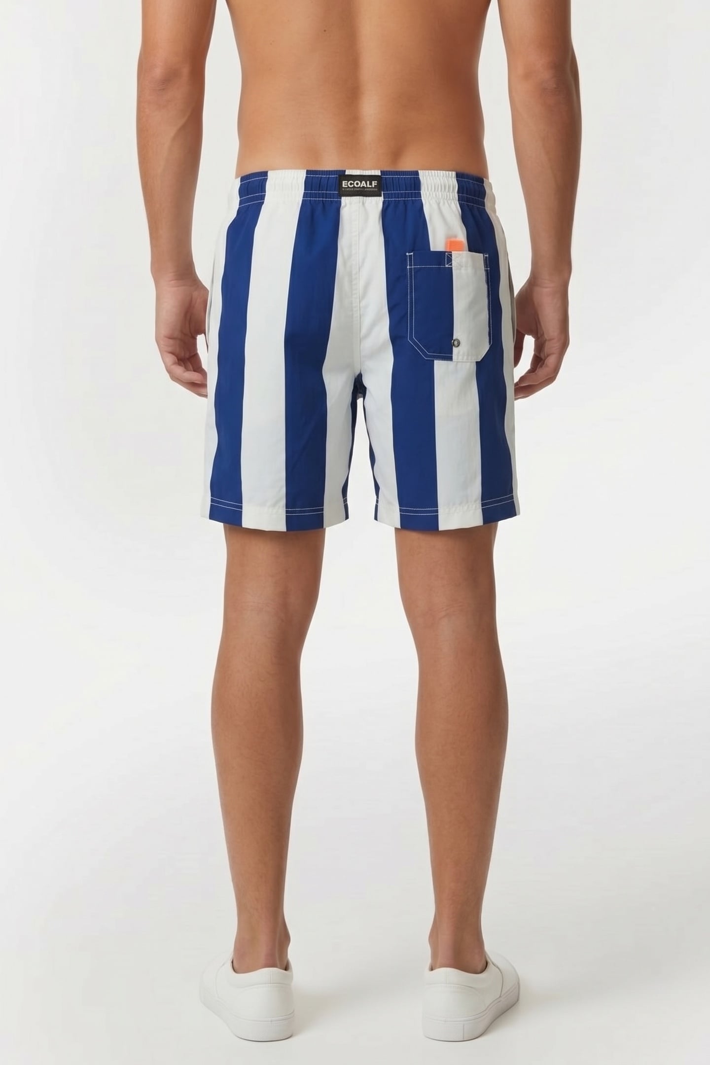 BEQUIAALF SWIMSUIT PURPLE CHECK PRINT 2