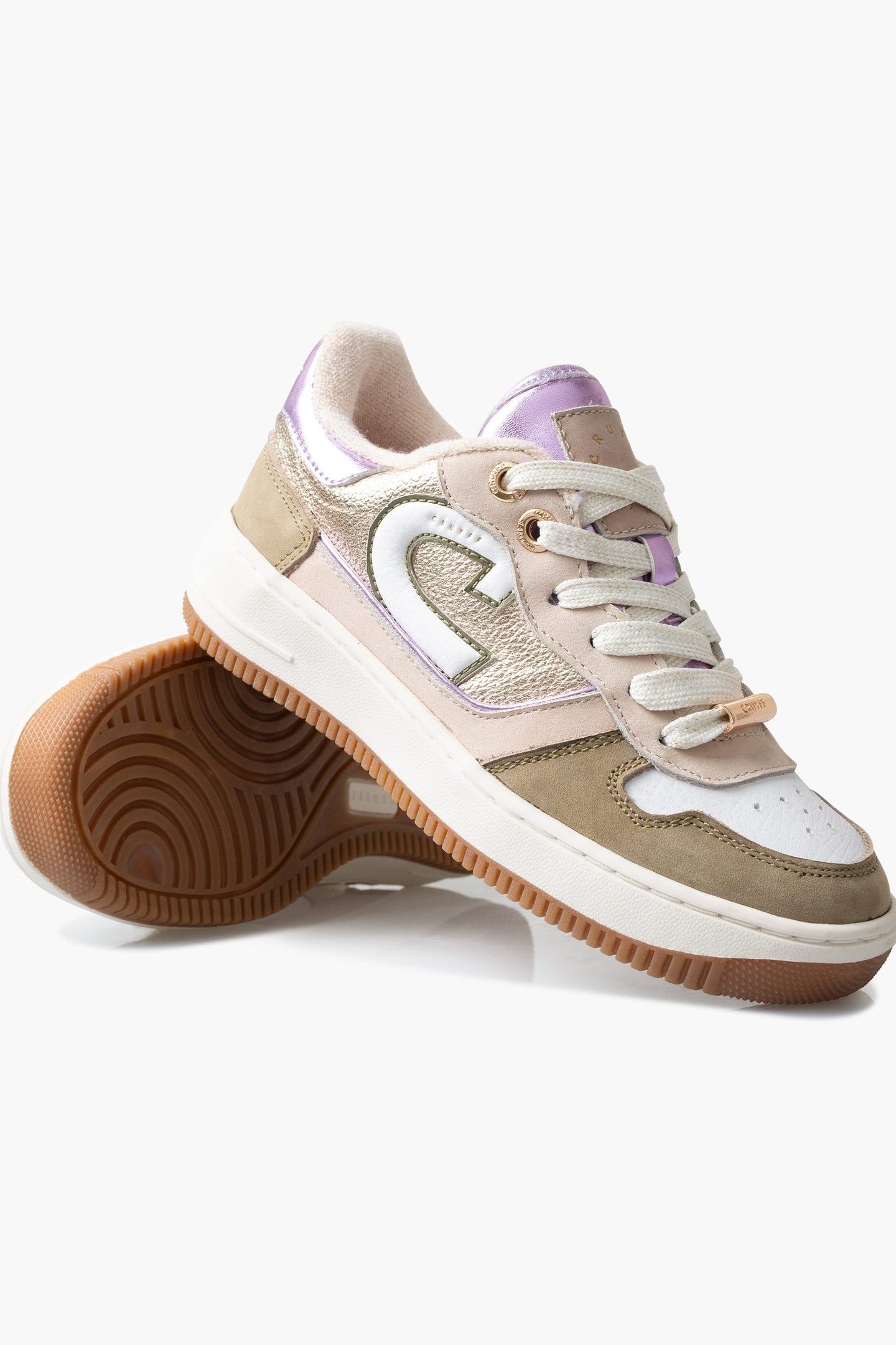 GIRLS CAMPO LOW GREEN/GOLD 2