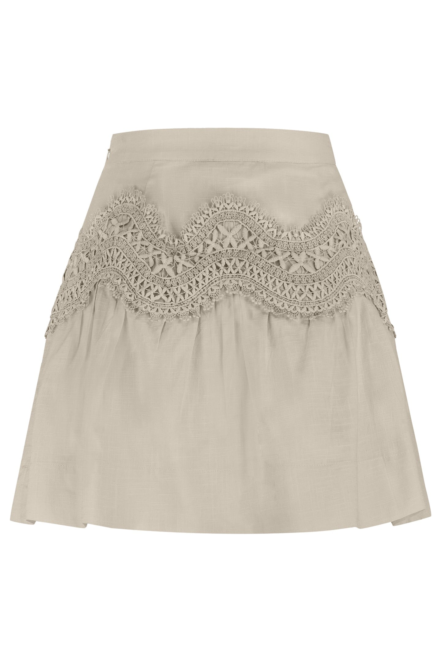 ANINE SKIRT GREY BEIGE 2