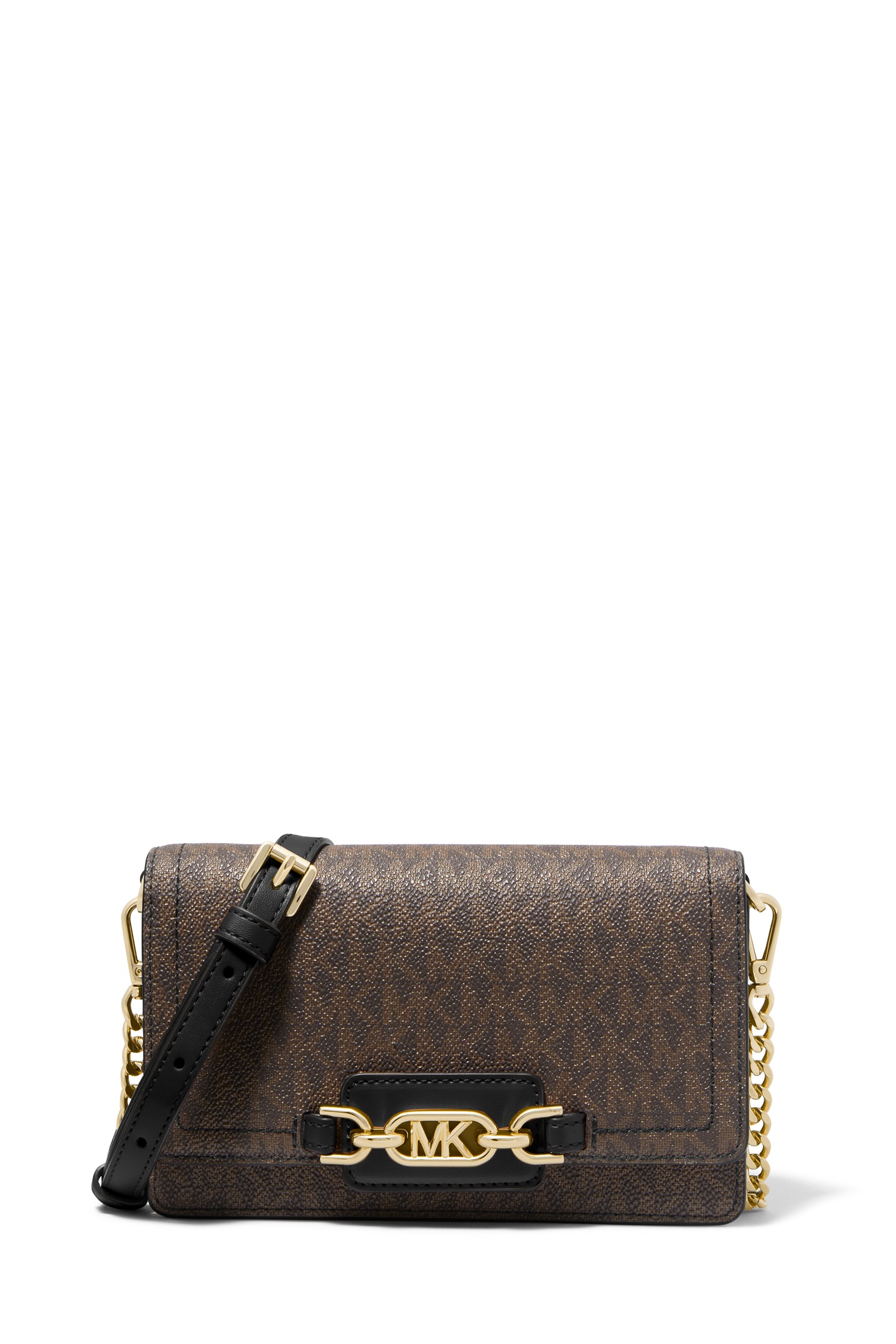 SMALL CROSSBODY BROWN/BLK 1