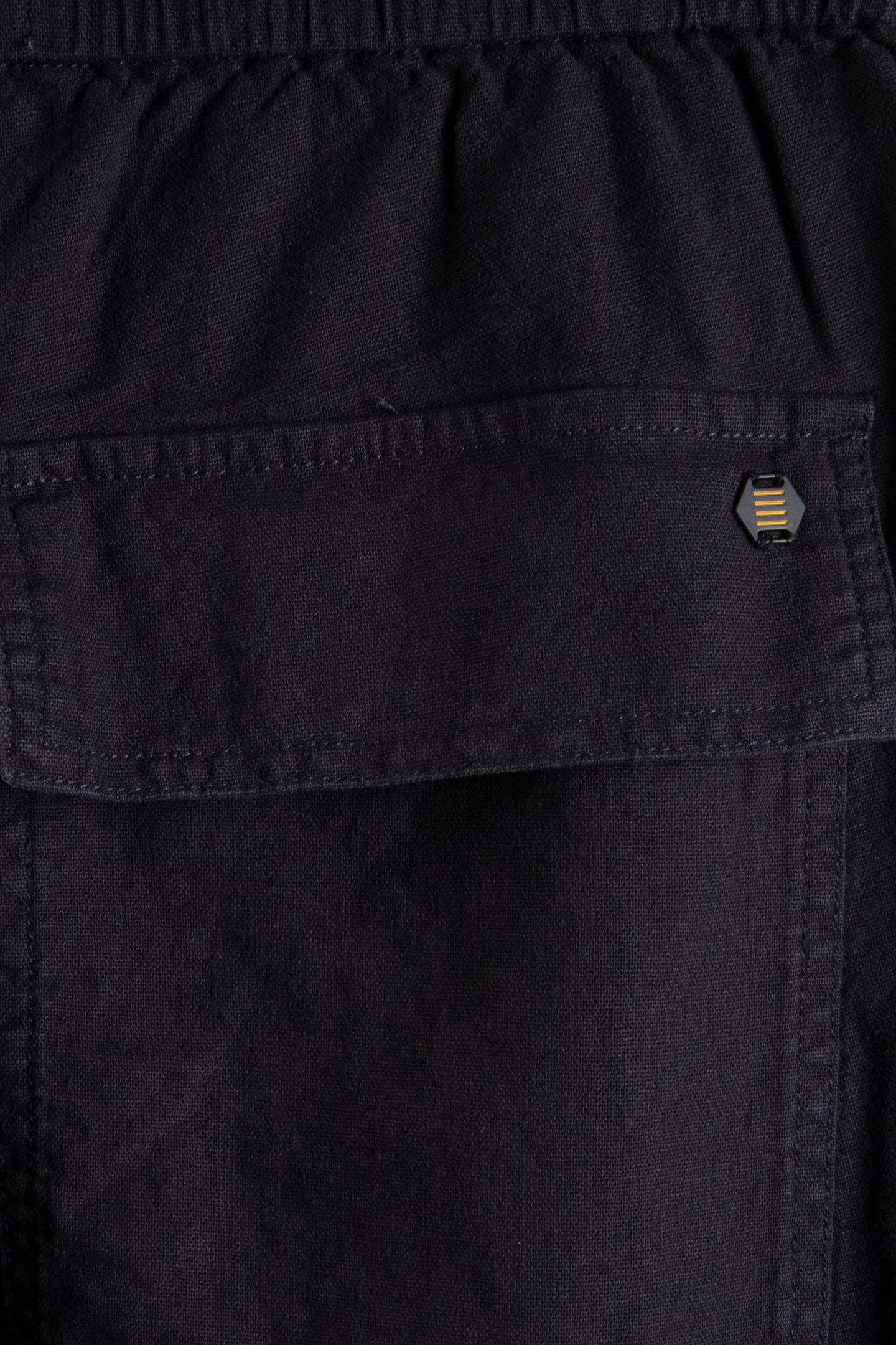 SHORT CHINO WITH LINEN GARMENT DYED NIGHT 5