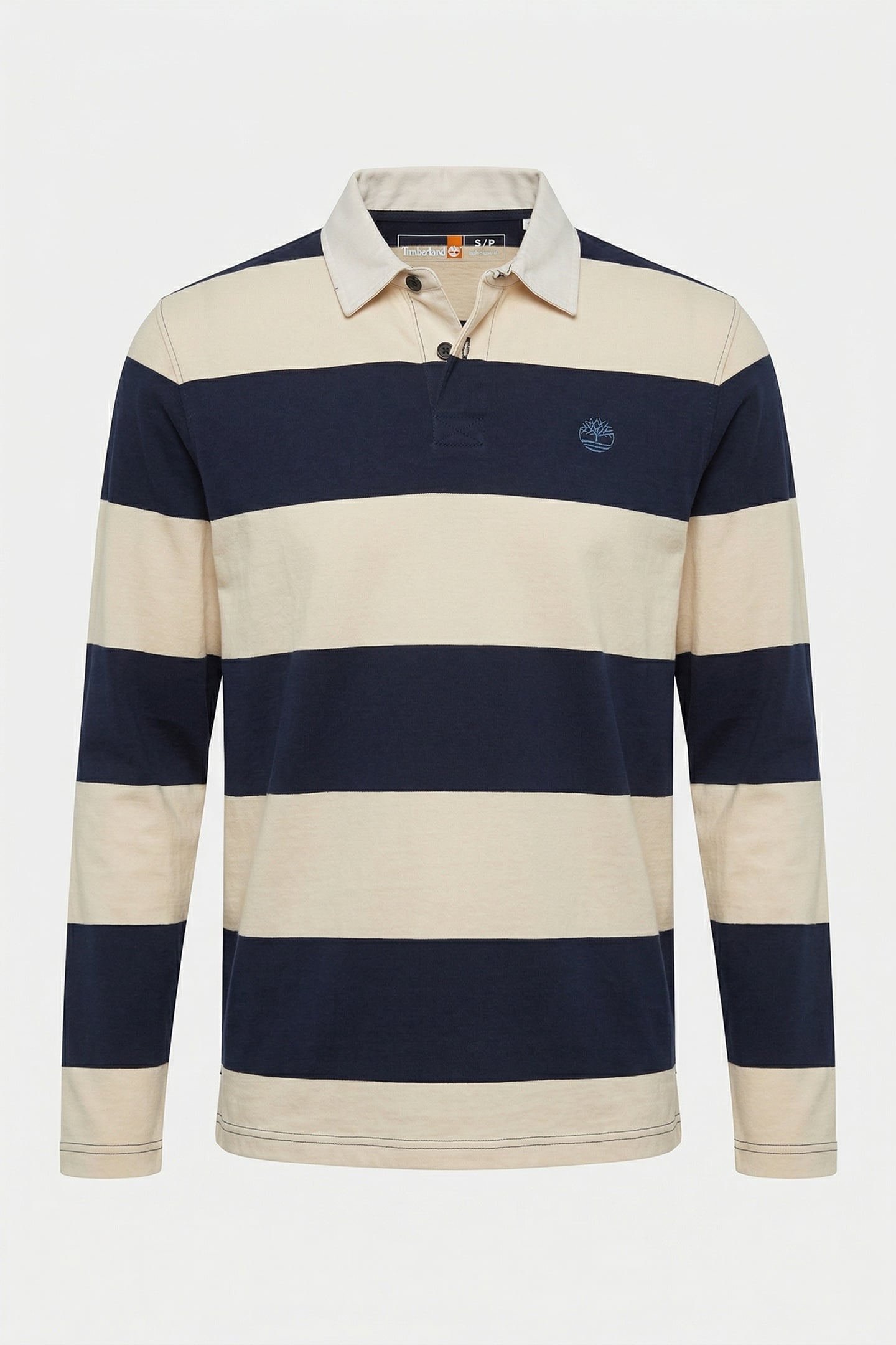 RUGBY LONG SLEEVE POLO DARK SAPPHIRE-ANGORA 3