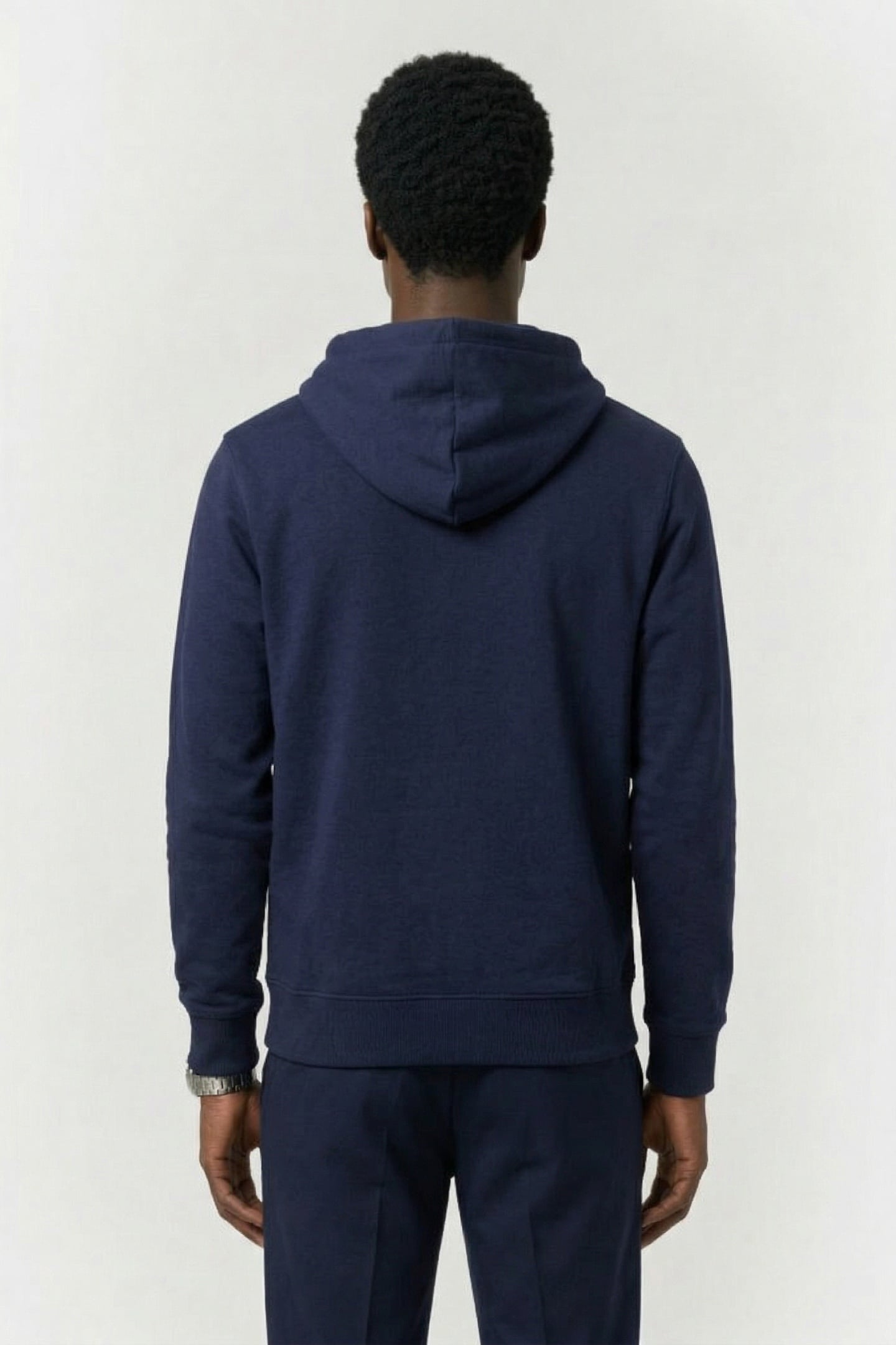 PRINT STACK LOGO (BB) HOODIE PEACOAT 2