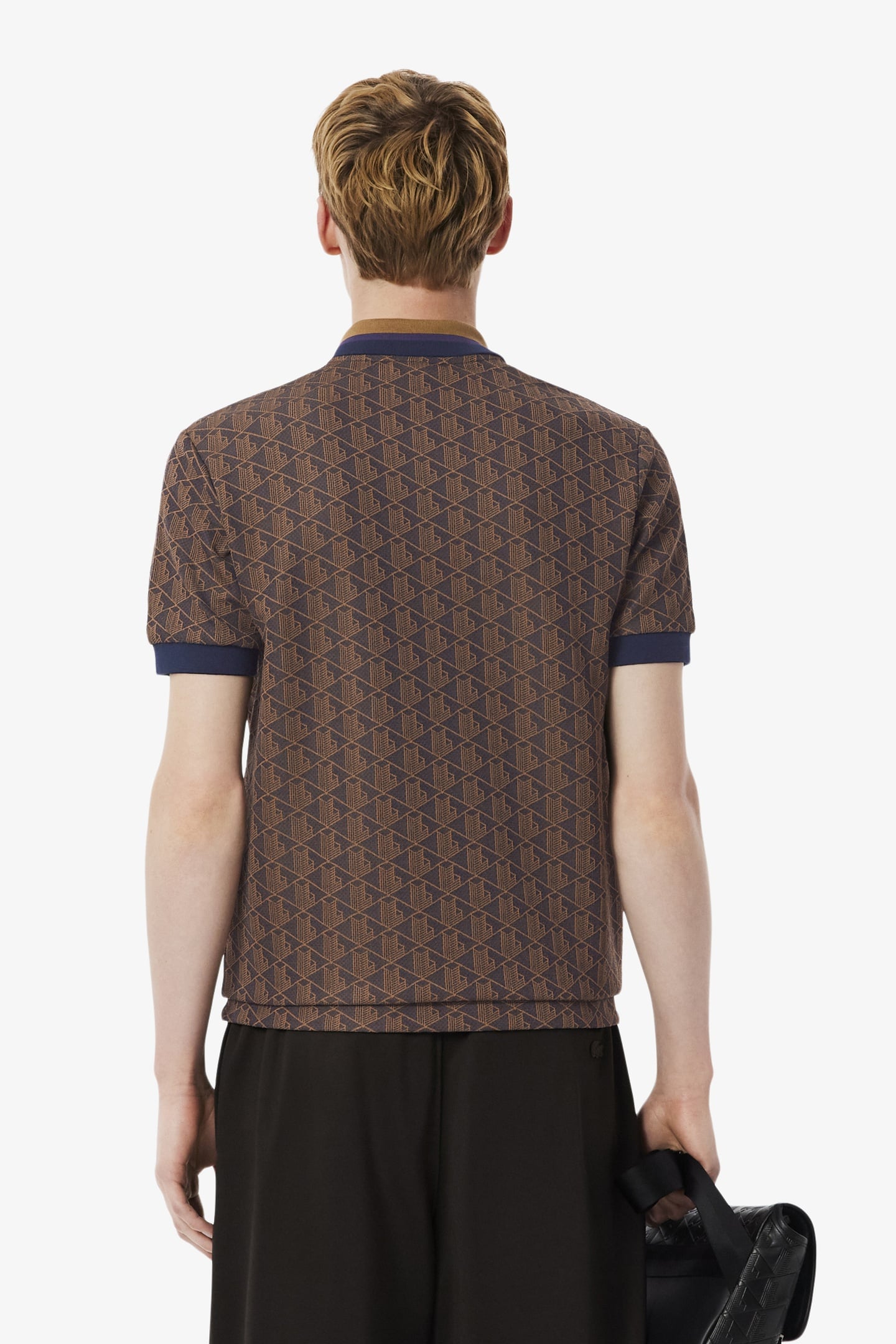 SHORT SLEEVE POLO VELVET/DATE BROWN 3