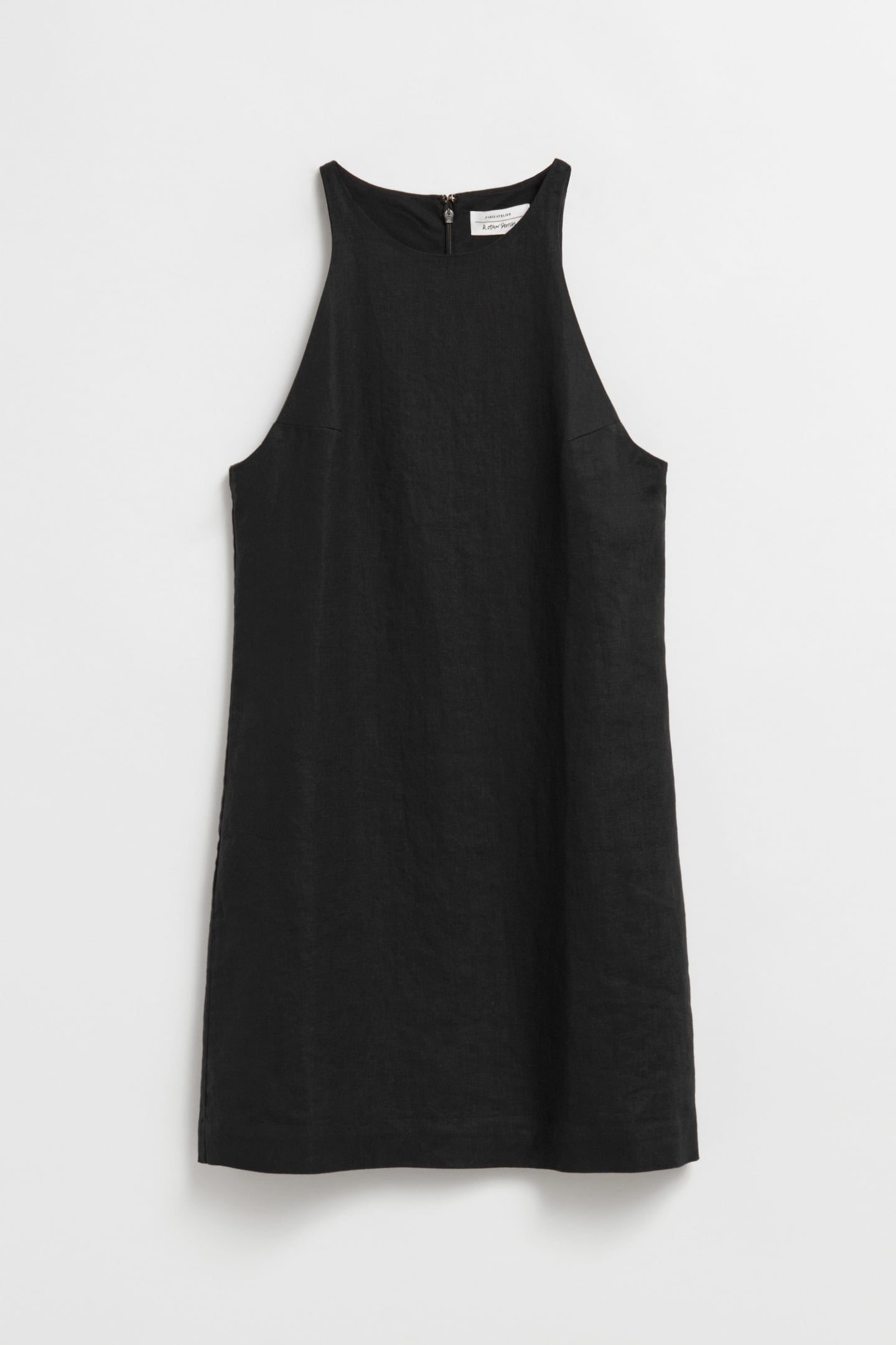 KITTY LINEN DRESS BLACK 3