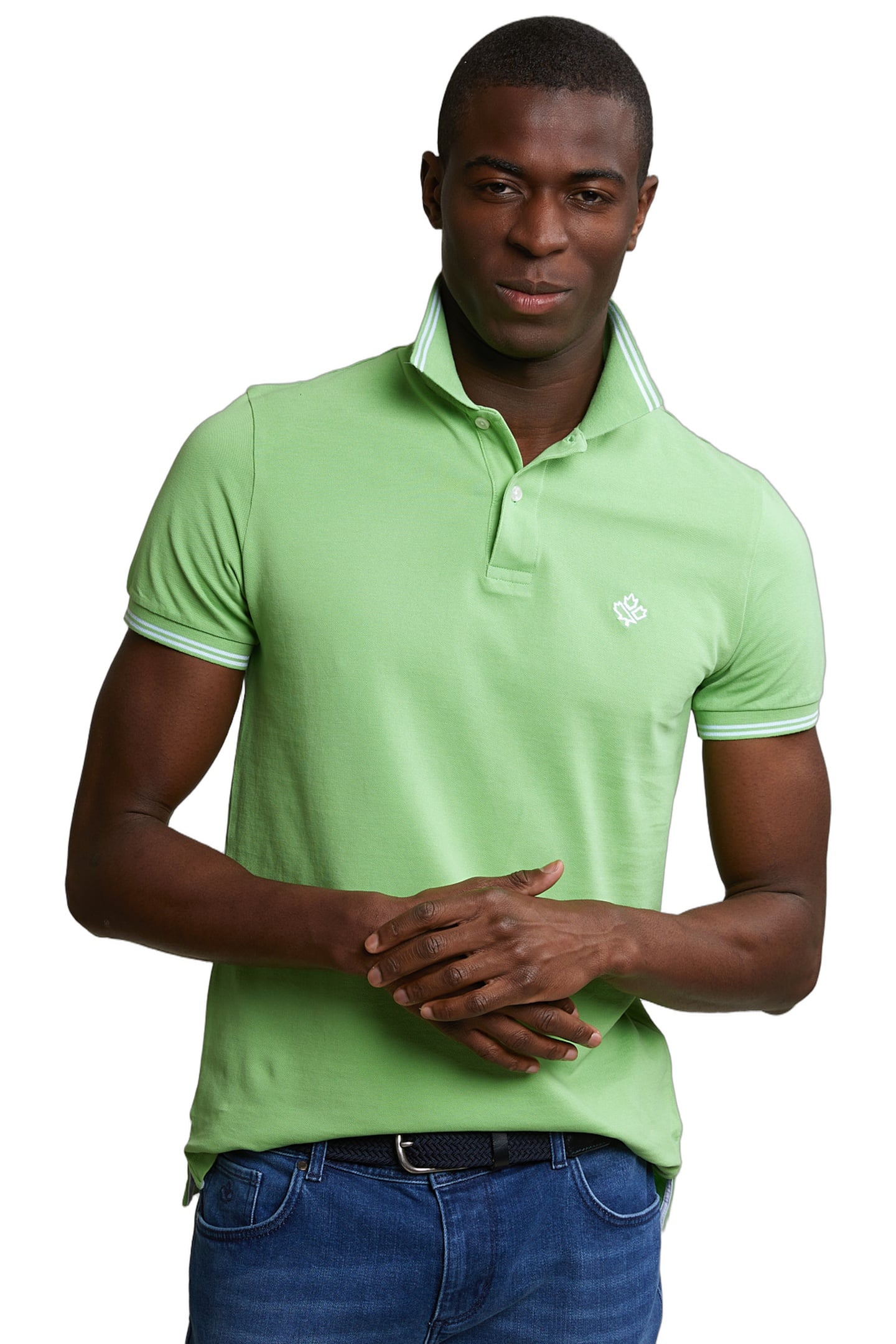 CUSTOM FIT COTTON POLO BREADFRUIT 1
