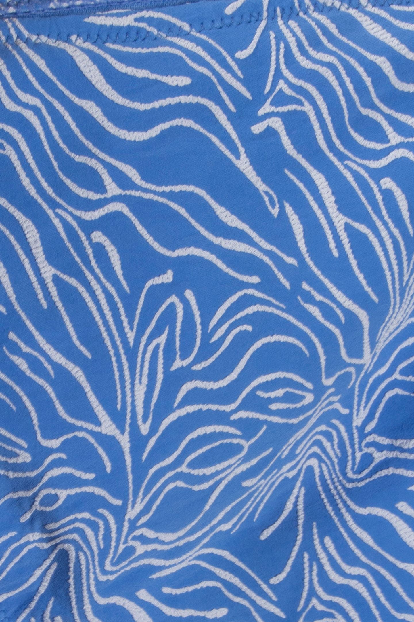 STRAP BIKINI BOTTOM WATERLILY STRUCTURE BLUE WATERLILY STRUC 4