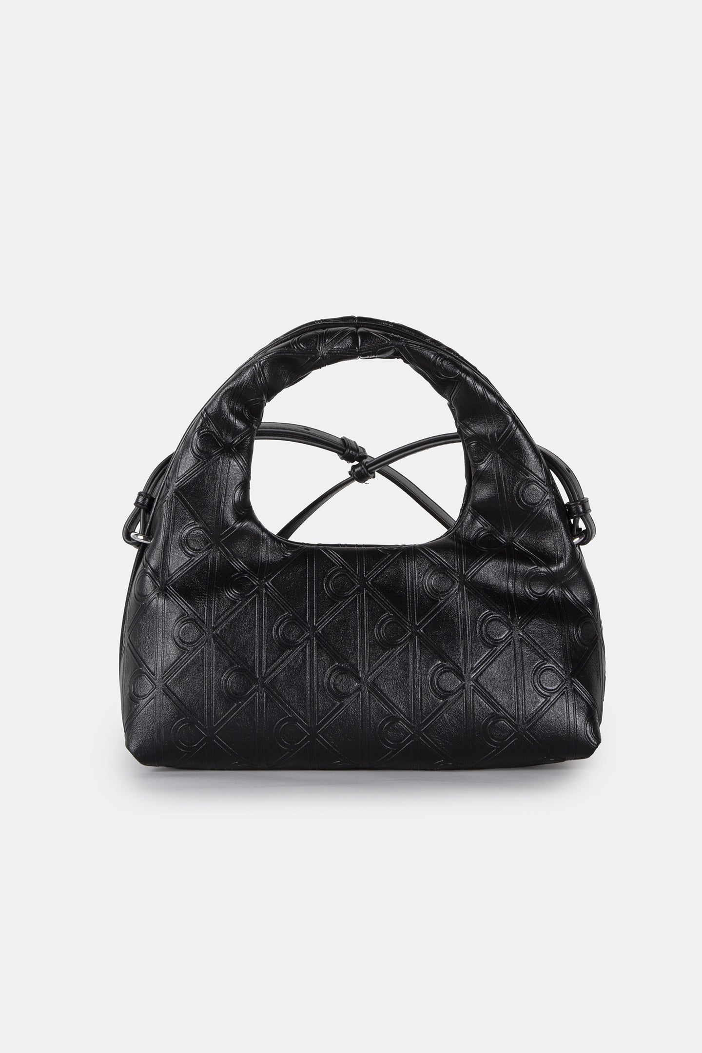 EMBLEM AOP PUFFER BAG BLACK 2