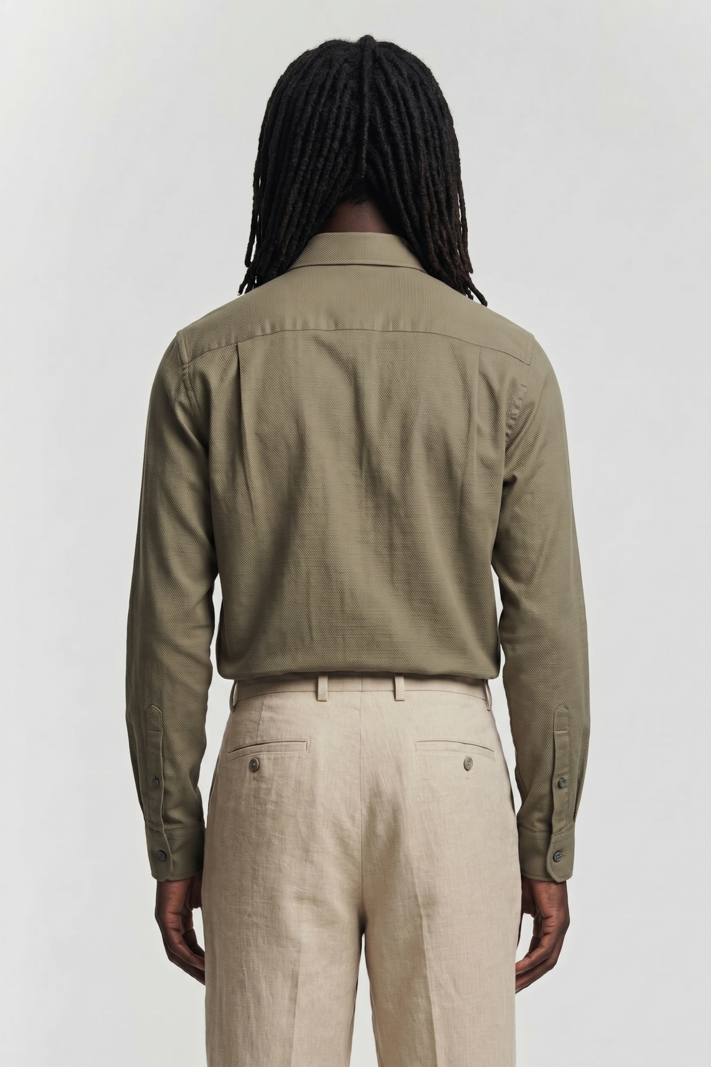 OE HUGO-TEXTURED OVERSHIR SAGE 2