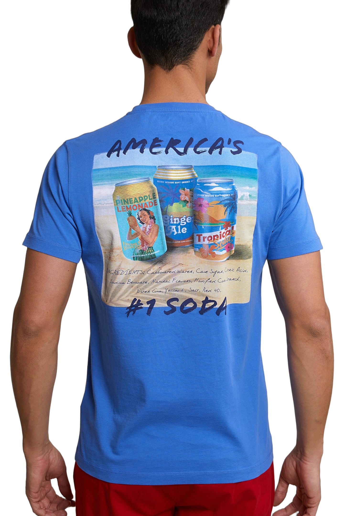 NORMAL FIT BASIC T-SHIRT SHORT SLEEVES EVENING BLUE 4