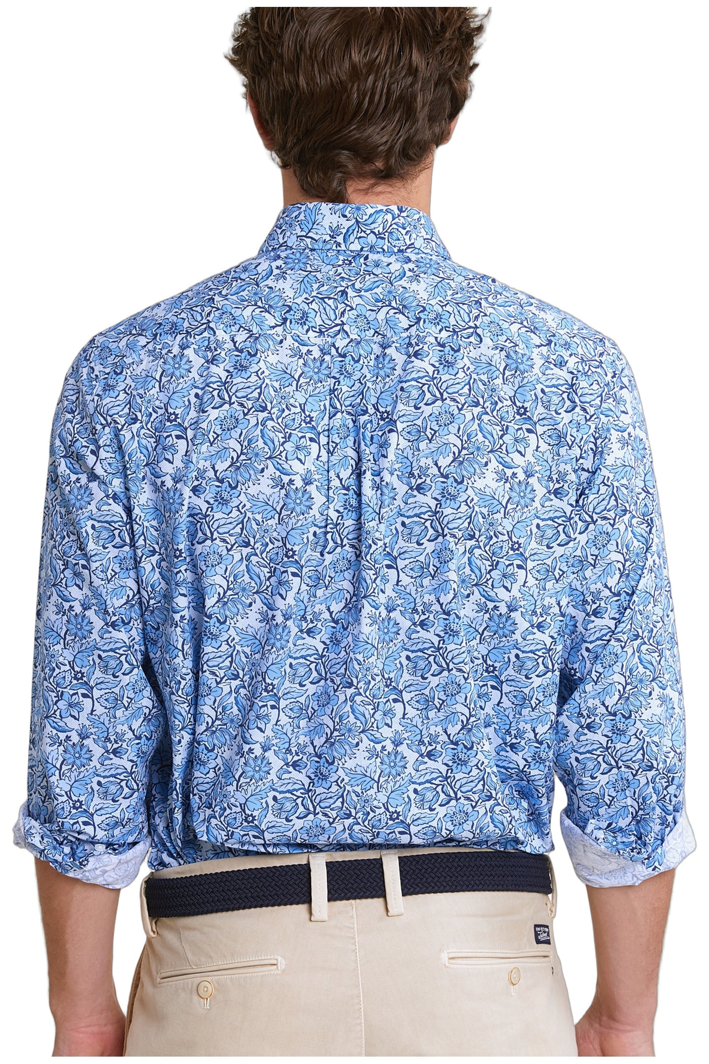 REGULAR FIT FLORAL SHIRT BLUE 3
