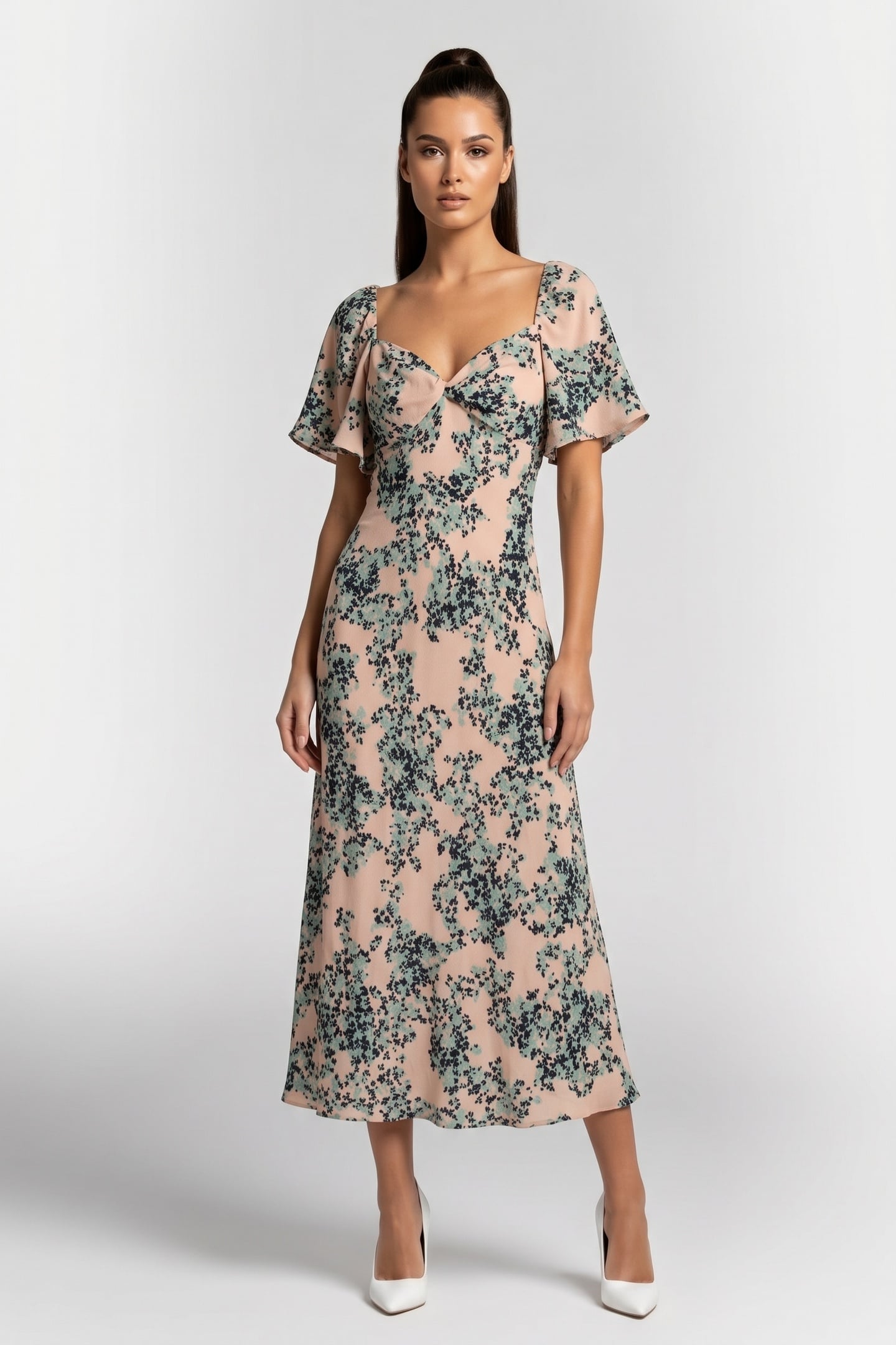 NICOLETTA DRESS ORANGE 1