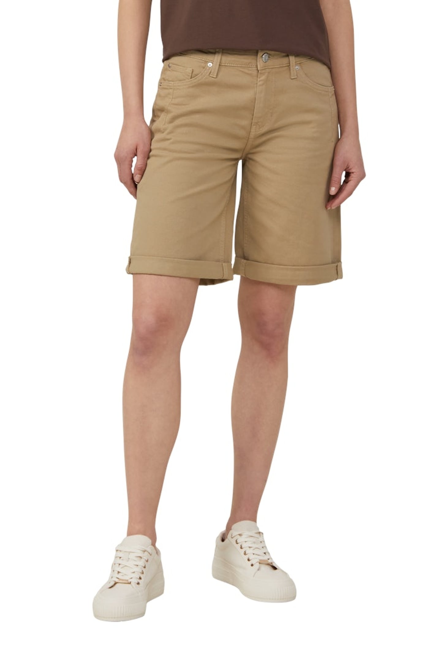 JEANS SHORTS BROWN 3