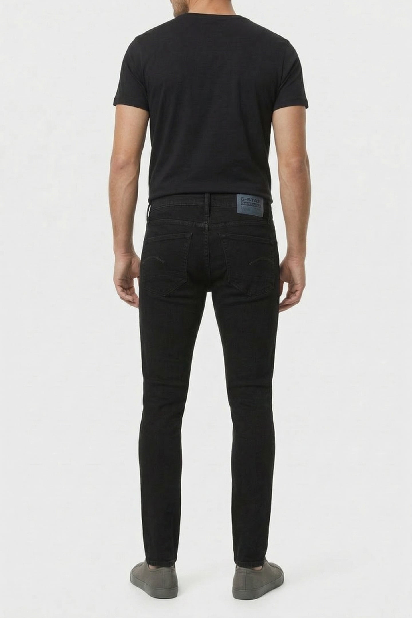 3301 SLIM JEANS JET BLACK 2