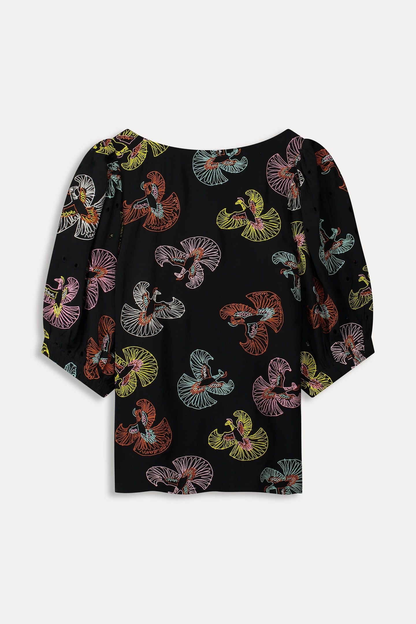 TOP - EMBROIDERY SKY BLACK 4