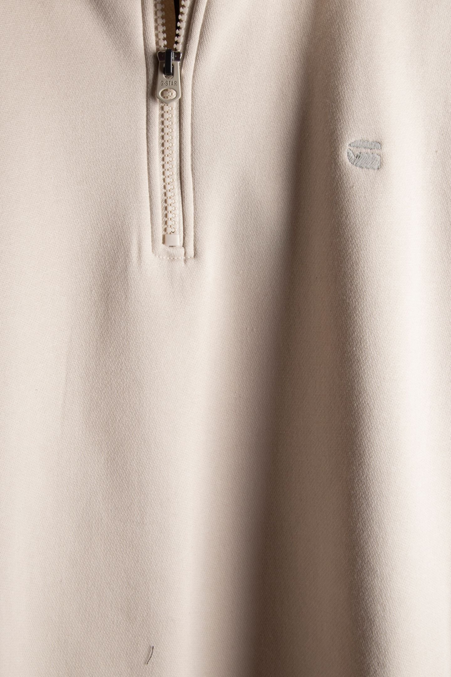 HALF ZIP STAND UP COLLAR SWEAT L\S WHITEBAIT 4