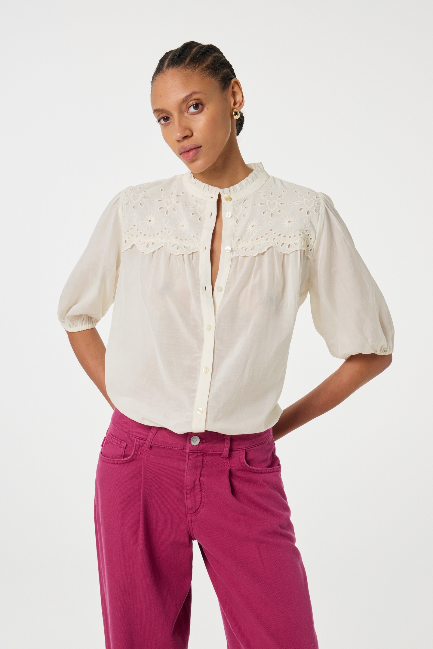THIRSA BLOUSE COSY WHITE 3