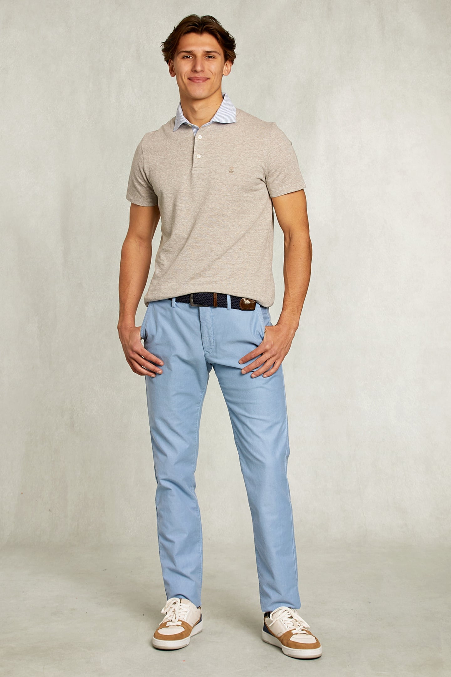 BASIC CHINO SF STRETCH BLUE 2