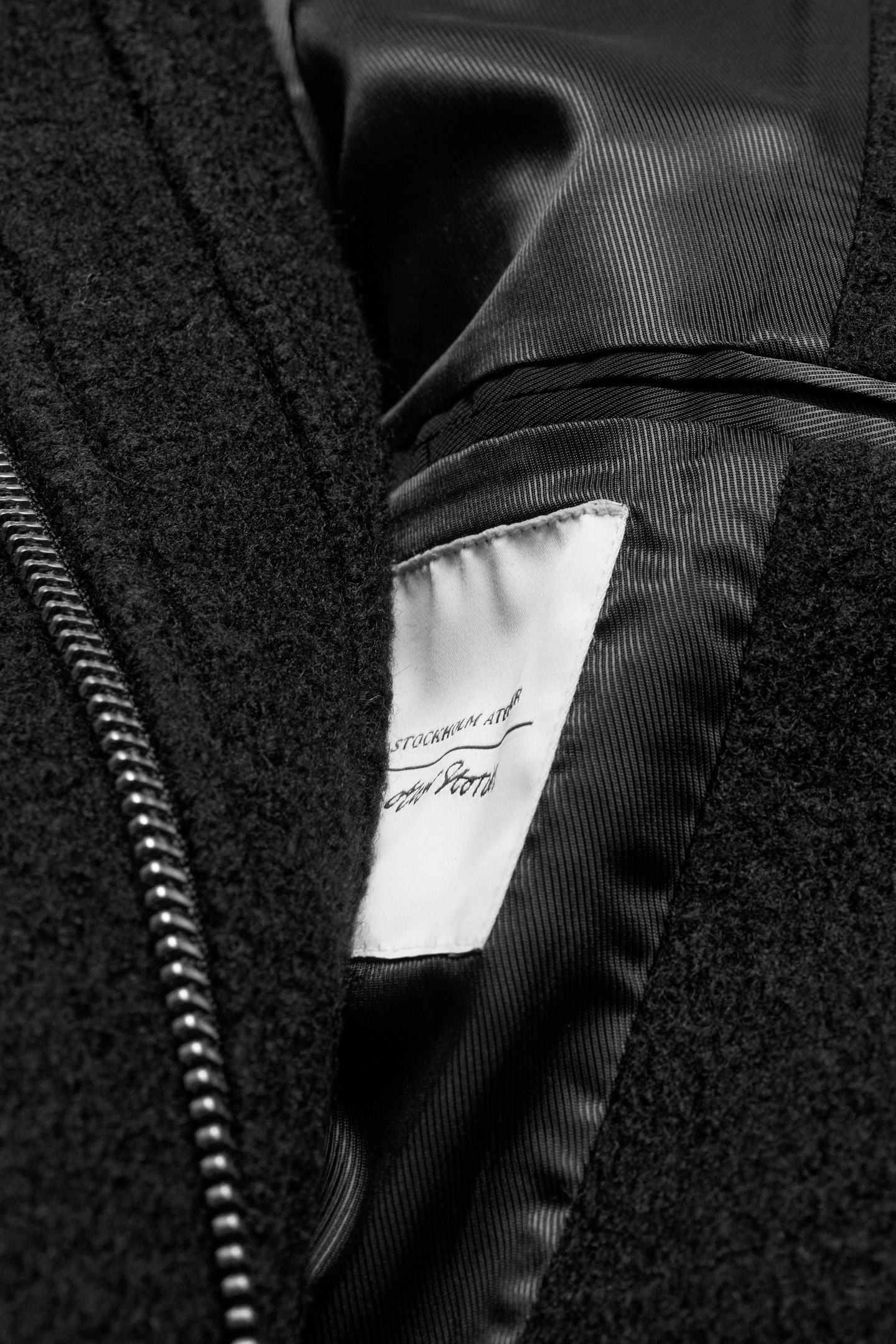 JODIE WOOL BIKER JACKET BLACK 5