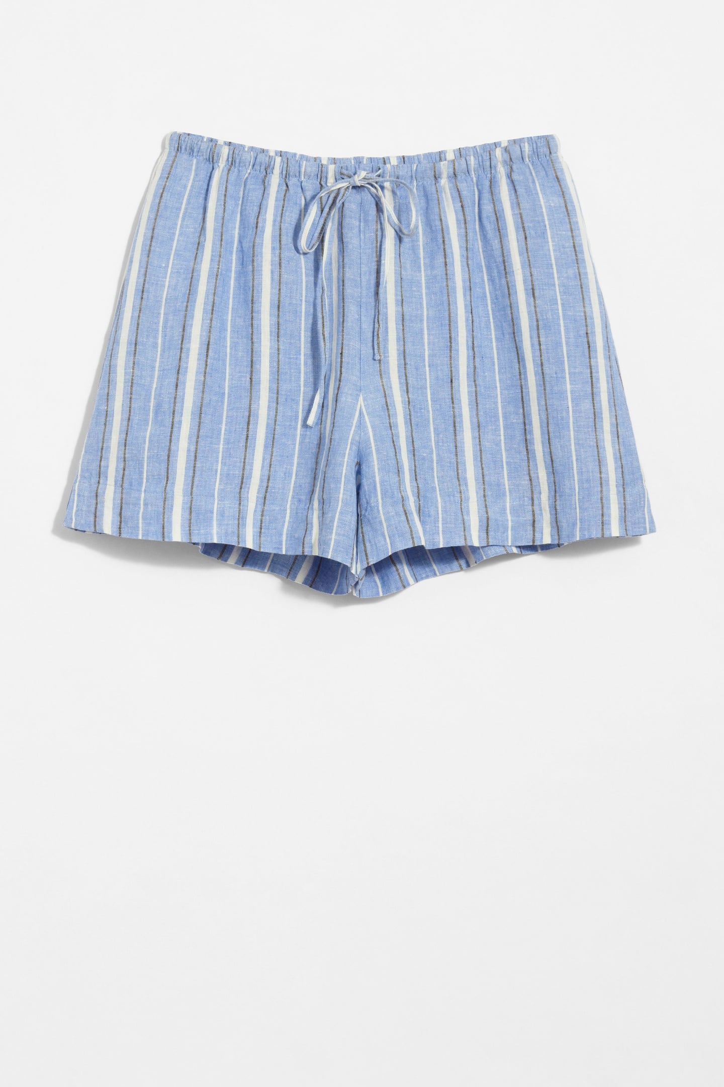 NADIA LINEN SHORTS BLUE 3