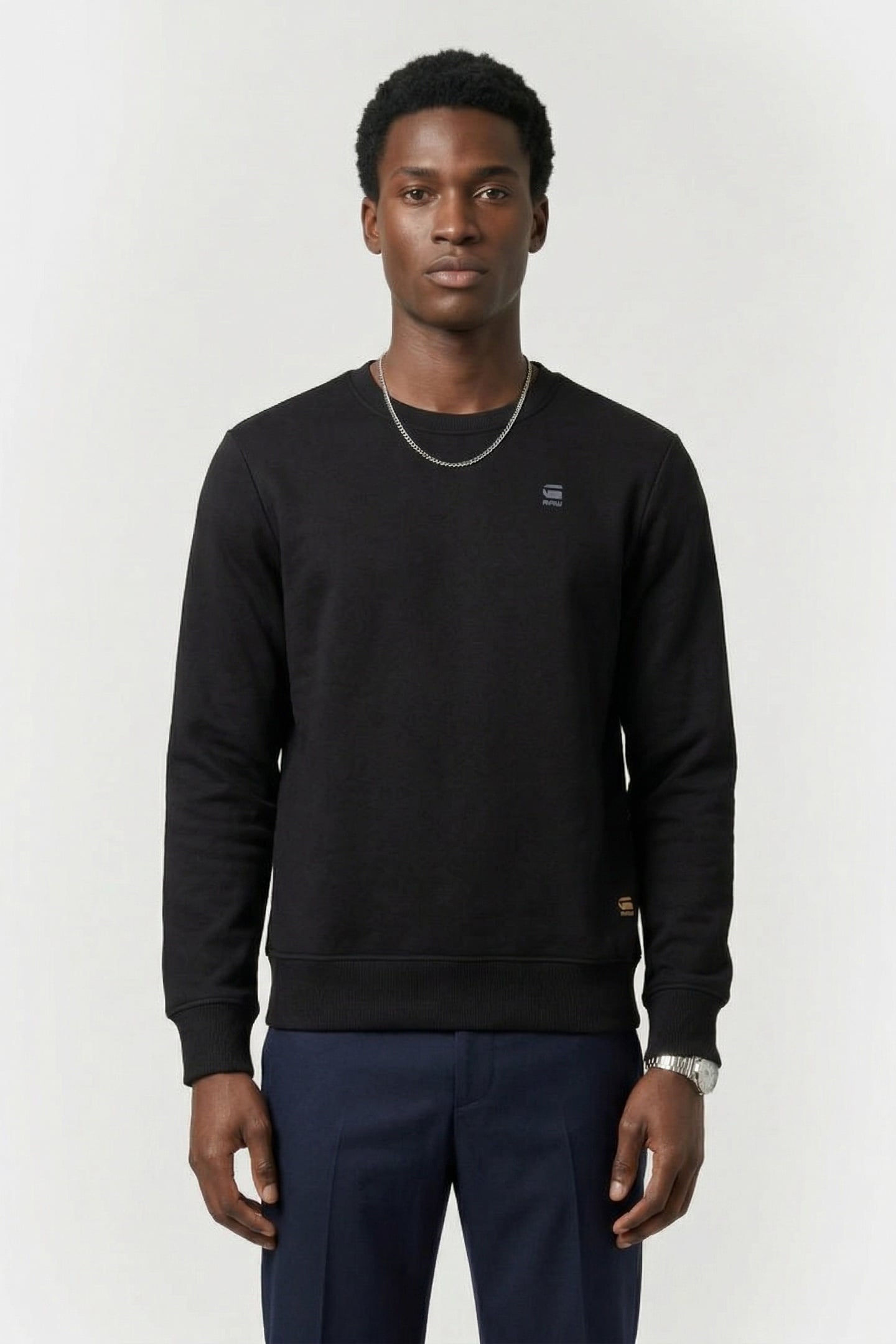 CORE CREW SWEAT L\S DK BLACK 1