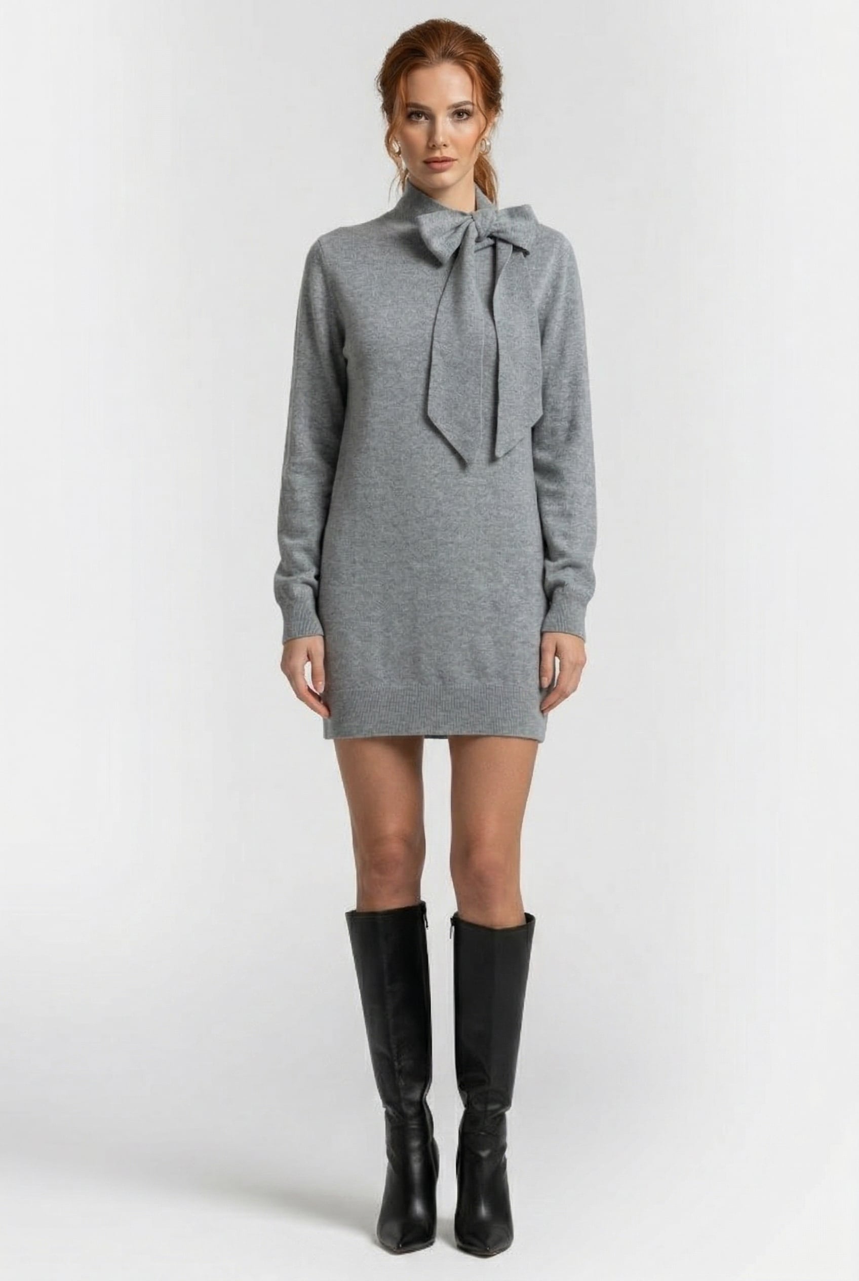 GABBE DRESS GREY 1