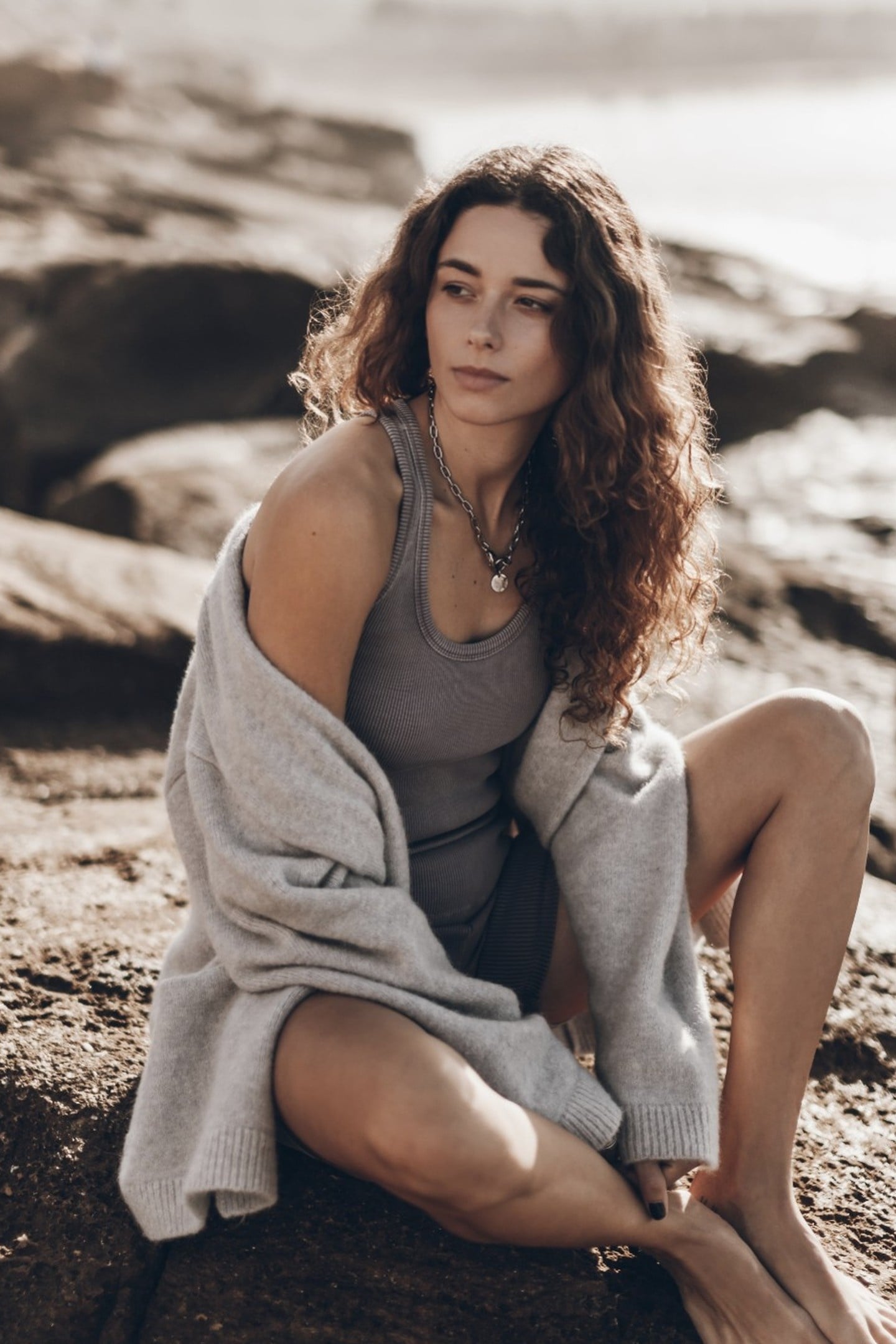 THE PURPLE RIBBED TANK TOP PURPLE 2