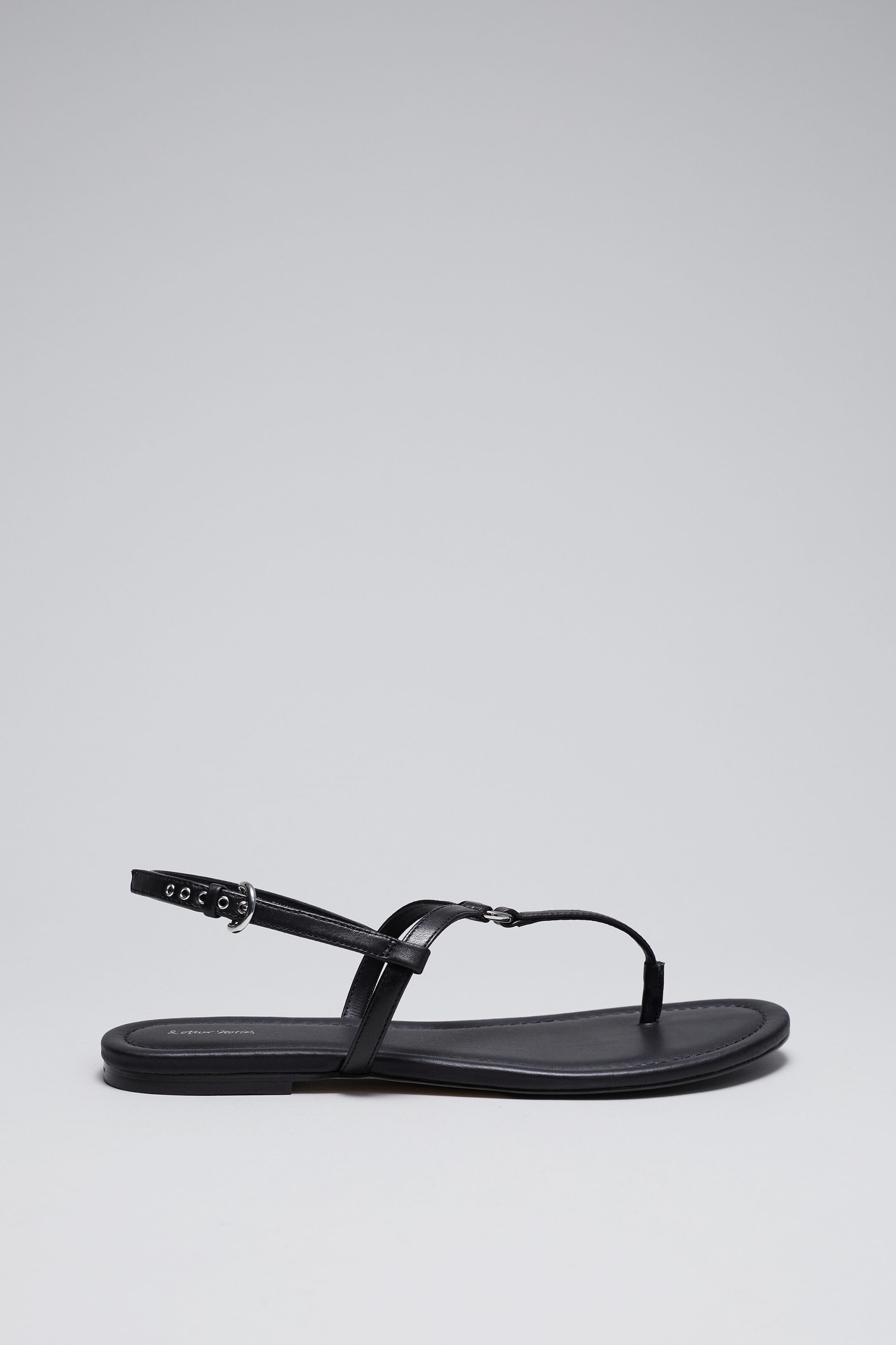 & Other Stories Dione Summer Flat Black Maat: 36 | Sandalen Outlet | Dames | Zwart