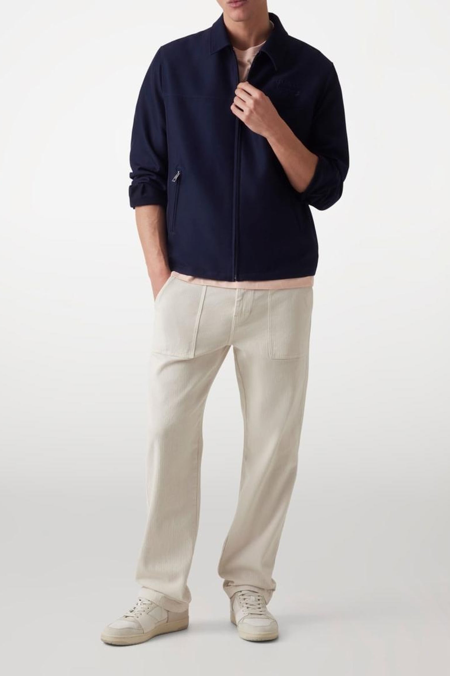 GUESS ECO FINE OVERSHIRT SMART BLUE 1