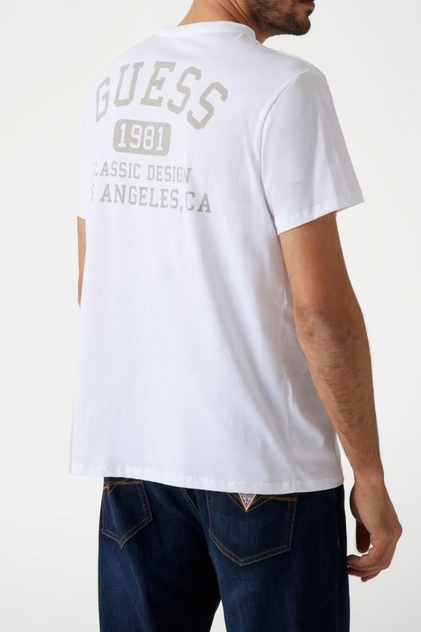 GUESS ECO BSC CLASSIC COLLEGIA PURE WHITE 1