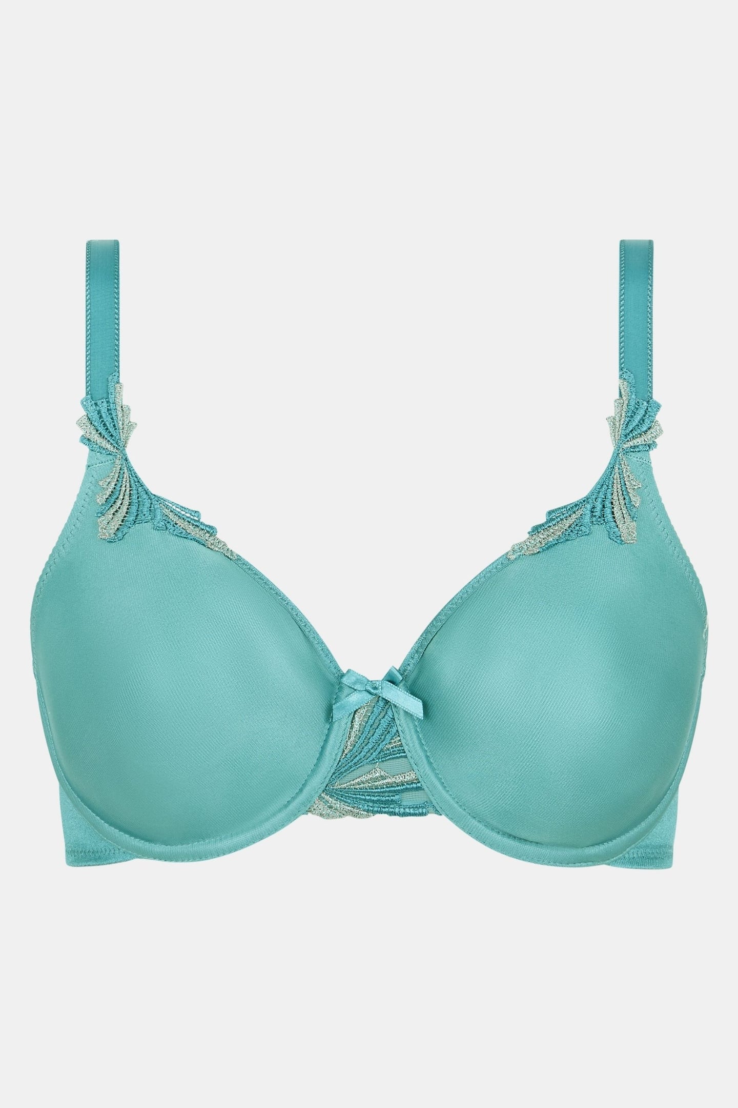 CO BRA UNDERW. COVERING MOLDED NEW PEACOCK LUREX 3
