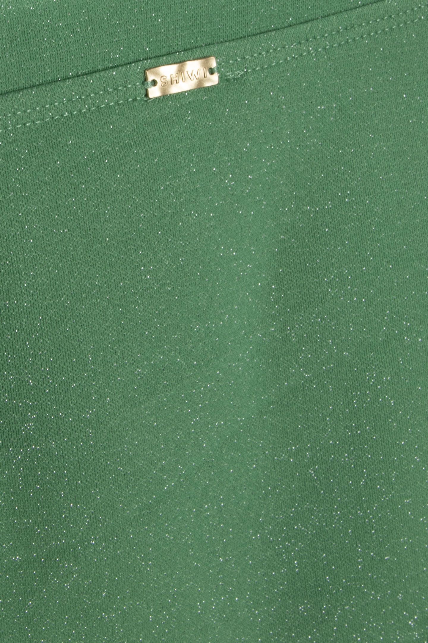 HIGH WAIST BIKINI BOTTOM SICILY GLITTER KELLY GREEN 4