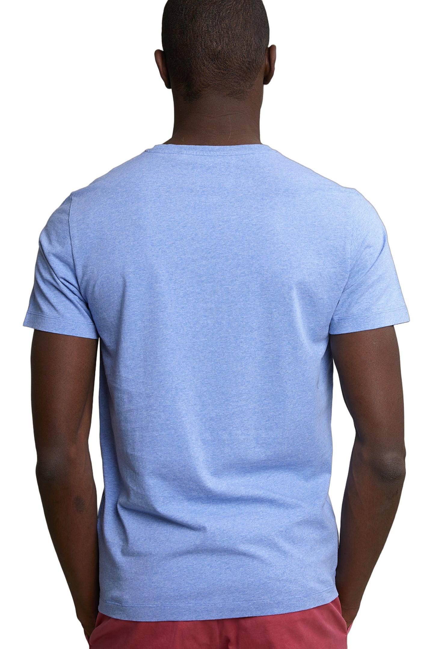 NORMAL FIT BASIC T-SHIRT SHORT SLEEVES LT HAMPTONS BLUE MIX 4