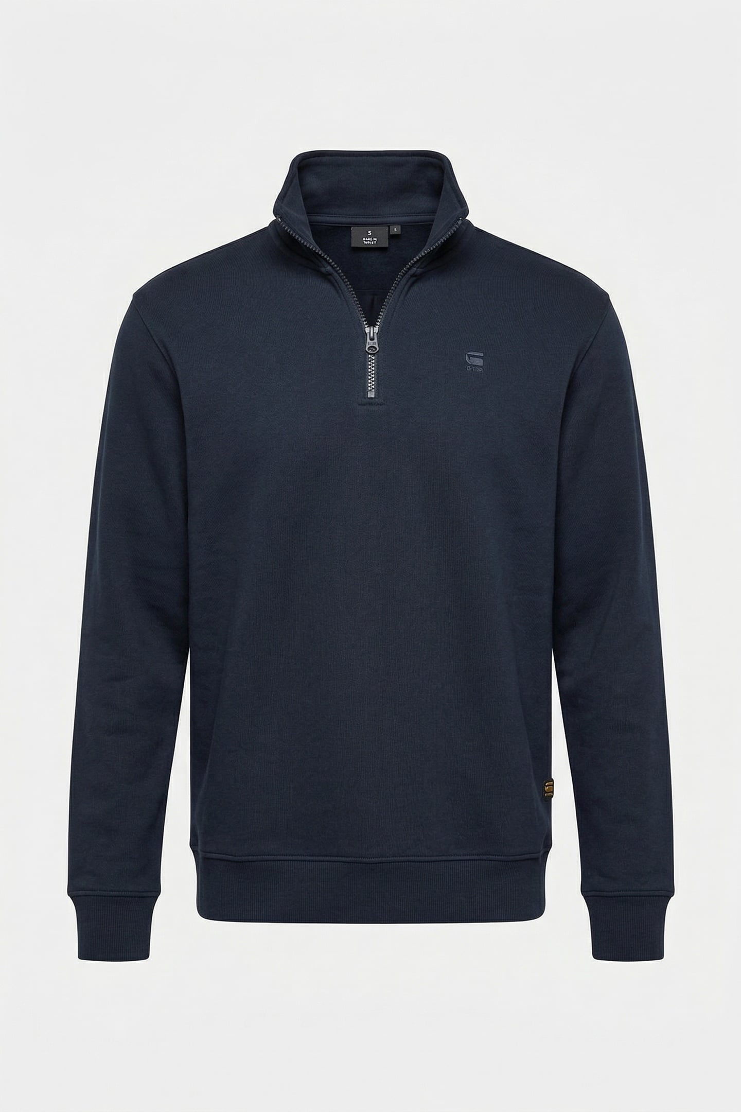 HALF ZIP STAND UP COLLAR SWEAT L\S SALUTE 3