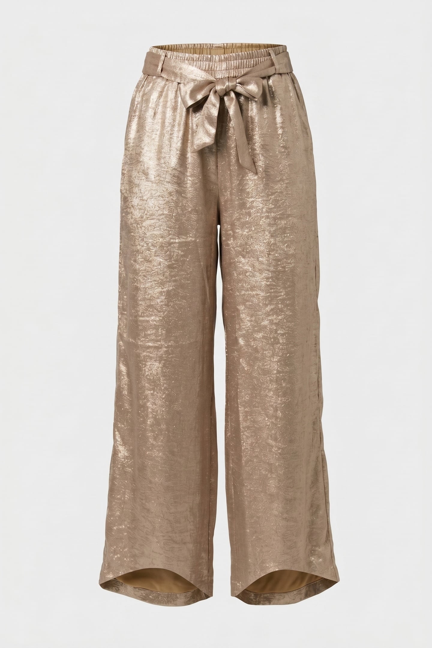 PANTS METALLIC LAMEE SESAME 3