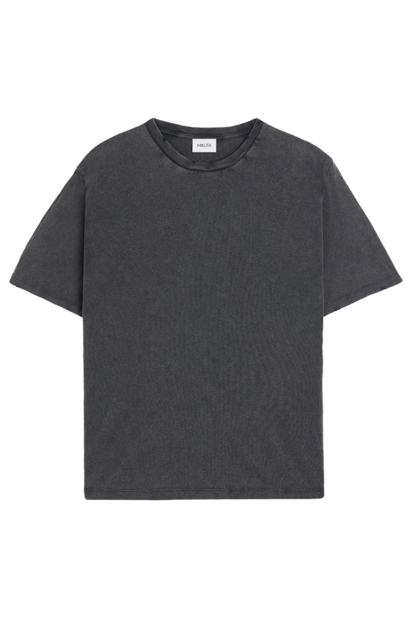 THE DARK FADED DRY COTTON VINTAGE T-SHIRT BLACK 3