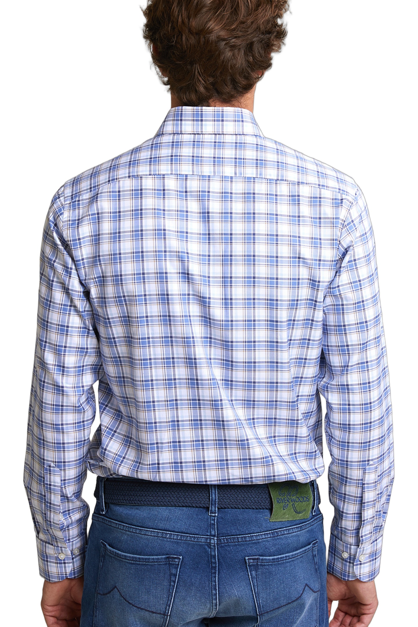 CUSTOM FIT CHECKED SHIRT MULTI 4