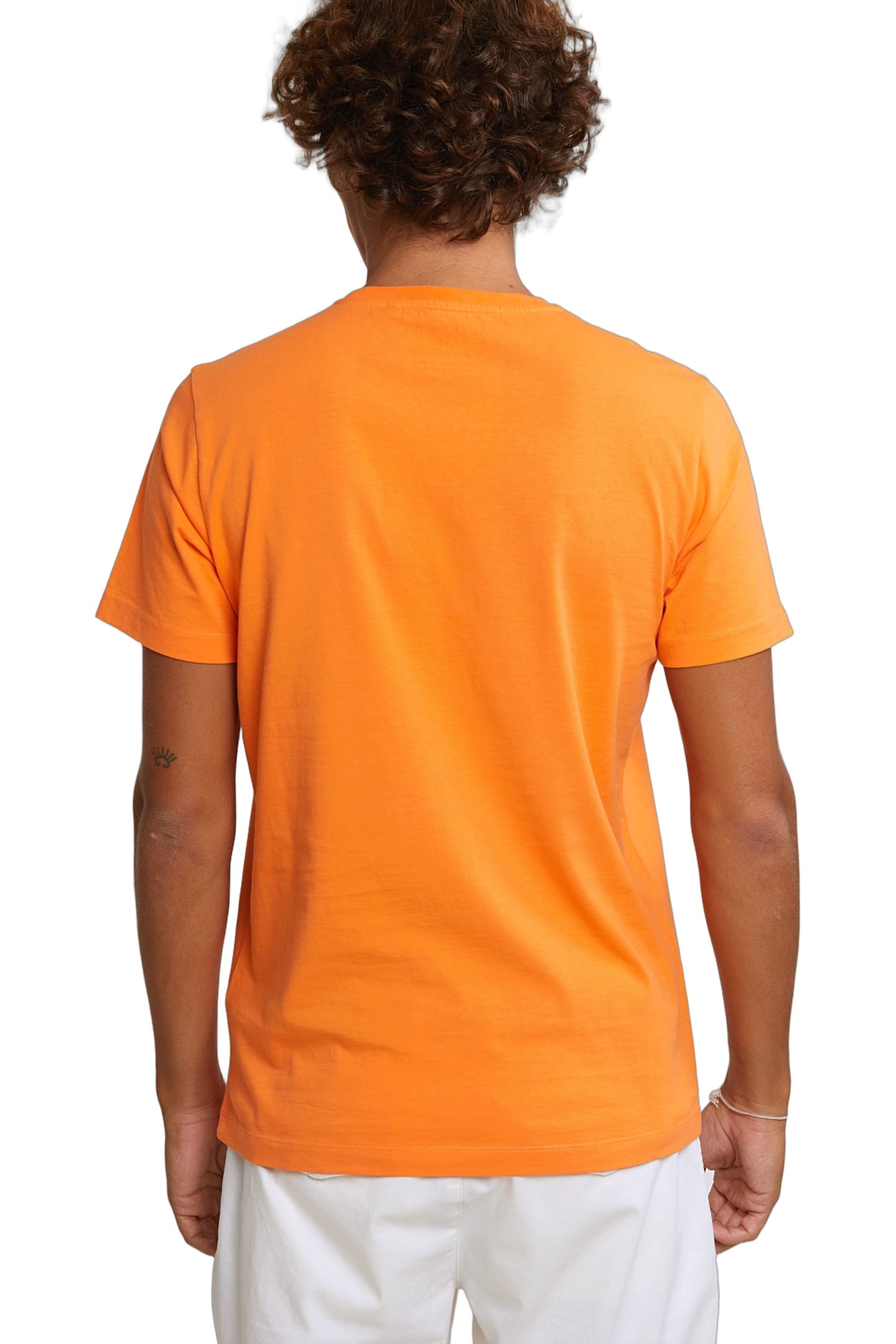 NORMAL FIT BASIC T-SHIRT SHORT SLEEVES ELECTRIC ORANGE 4