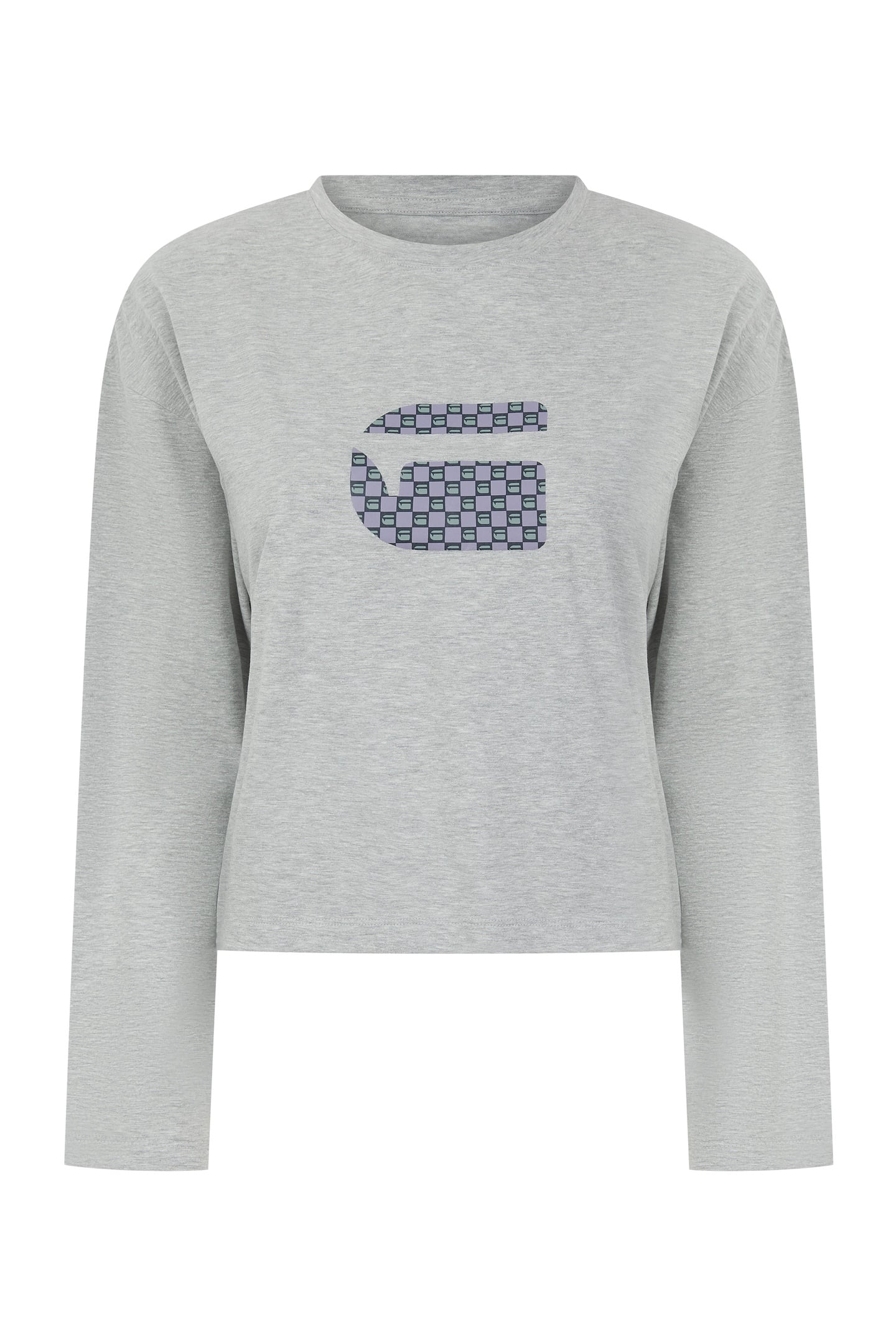 GAIA LOUNGEWEAR LIGHT GREY MARL/MULTI 2