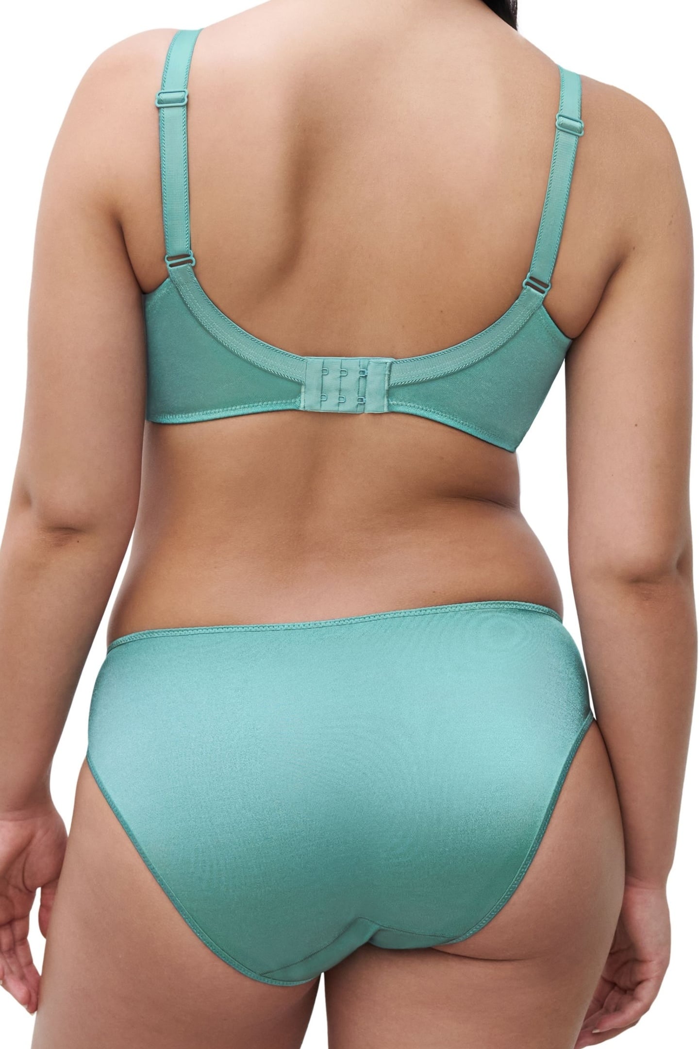 CO BRA UNDERW. COVERING MOLDED NEW PEACOCK LUREX 2