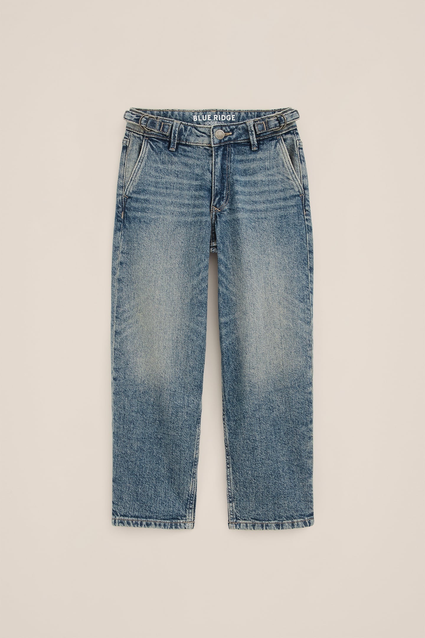 5-POCKET MID WAIST DARK BLUE 3